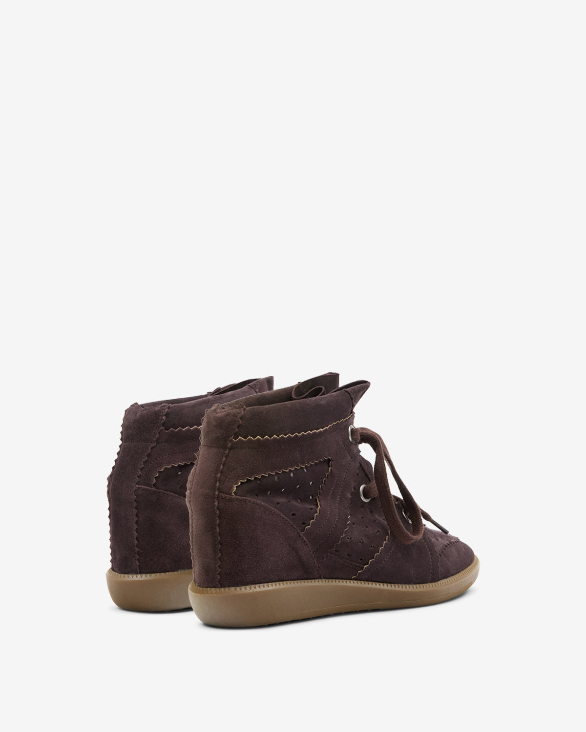 Baskets Bobby — Chocolat, vue 3 ; référence BK0011FAA1E20S50CL