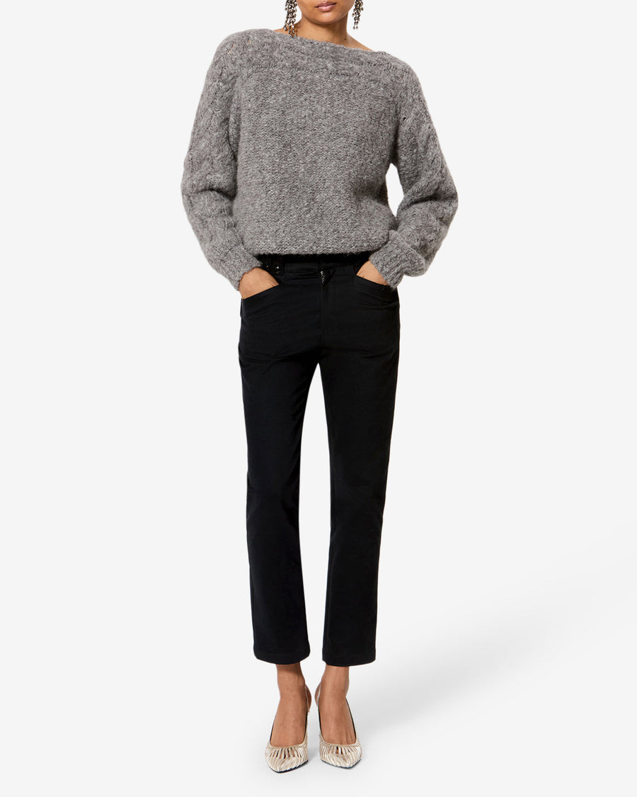 Pantalon Birdy — Noir, vue 2 ; référence PA0789FAD3G03I01BK