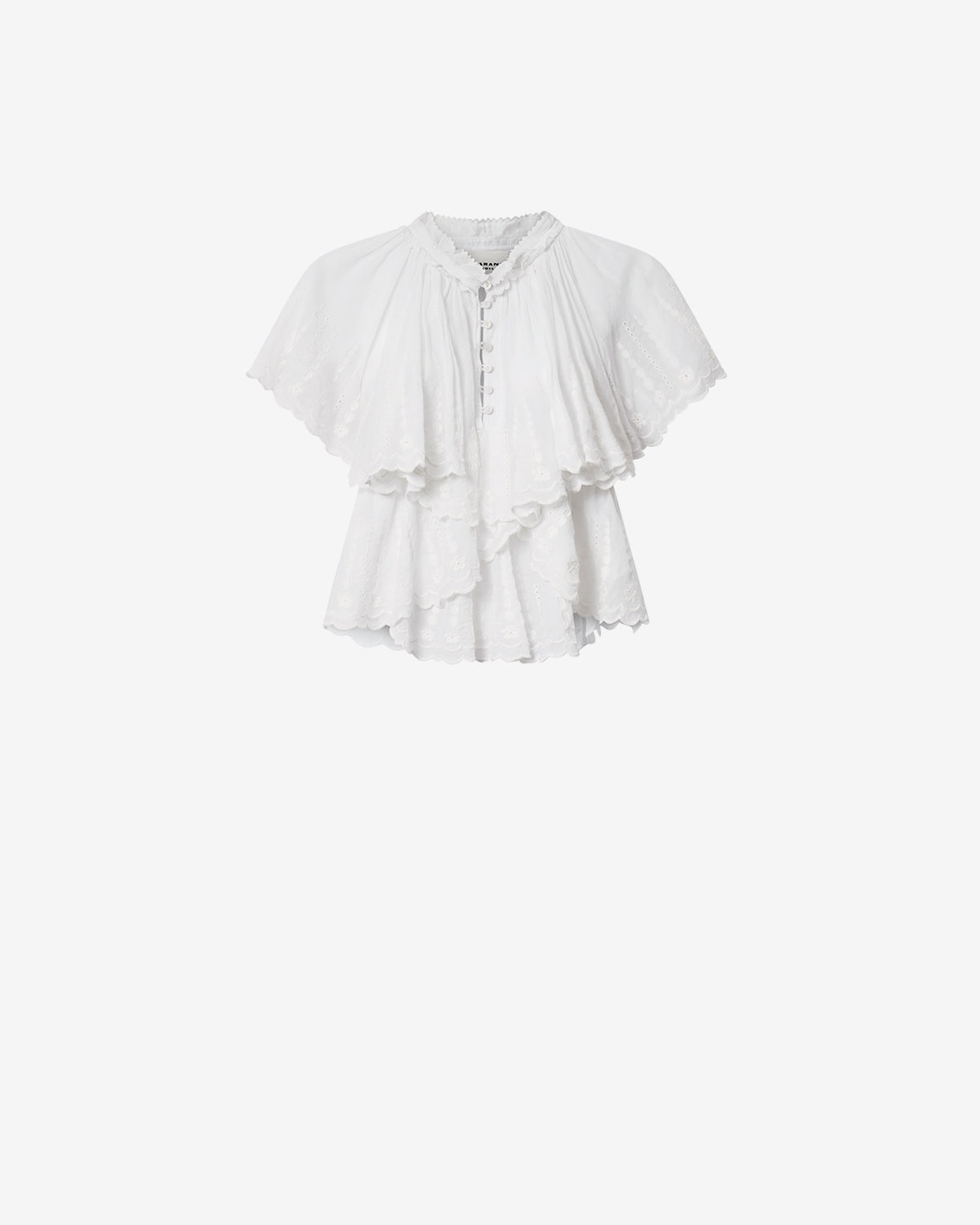 Top Lorna — Blanc, vue 1 ; référence HT0920FAD3J10E20WH