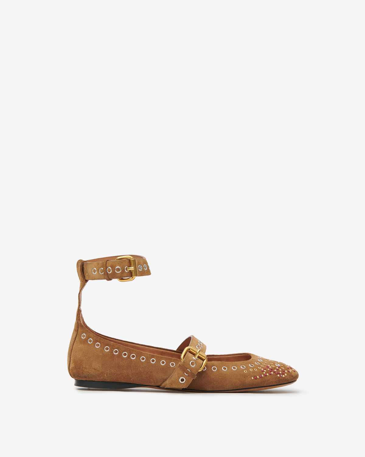 Ballerines Ylza — Cognac, vue 1 ; référence BN0037FAD3A39S50CO