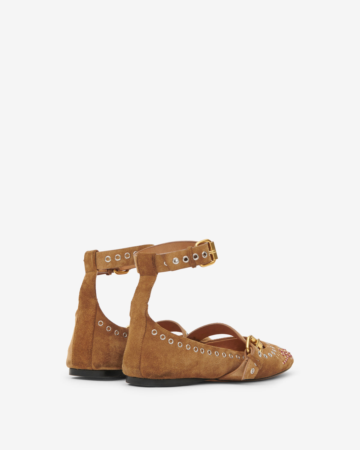 Ballerines Ylza — Cognac, vue 3 ; référence BN0037FAD3A39S50CO