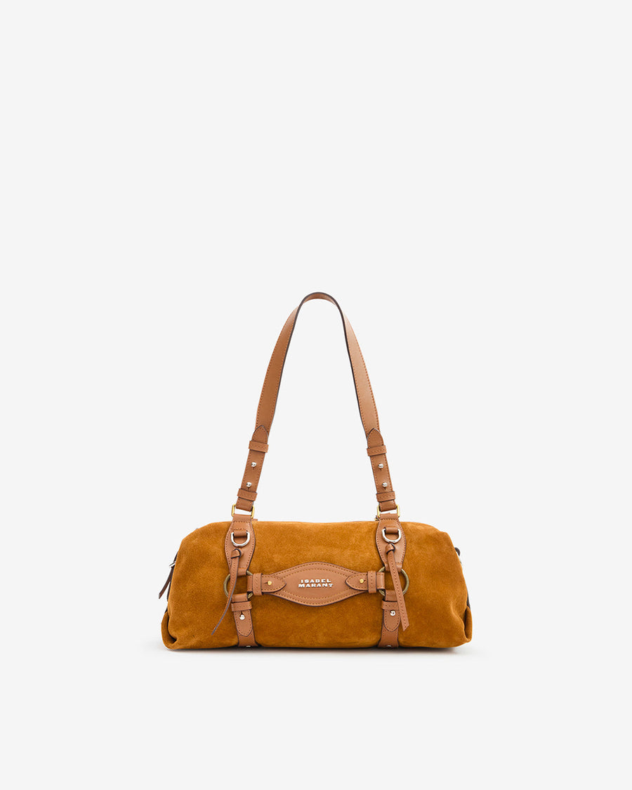 Sac Tilpa Mini en cuir velours — Cognac, vue 2 ; référence PP0509FAD2C28M50CO