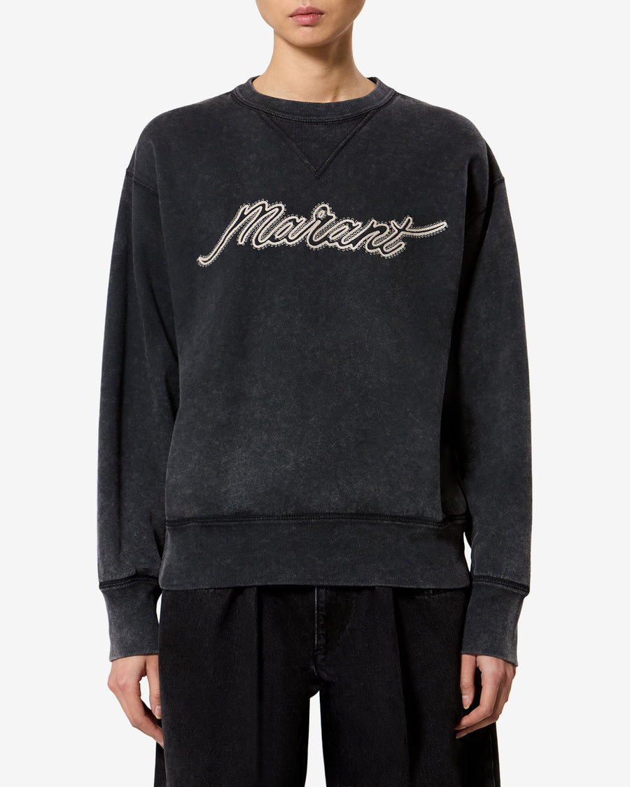 Sweatshirt Rise — Noir délavé, vue 1 ; référence SW0061FAD3M04E02FK