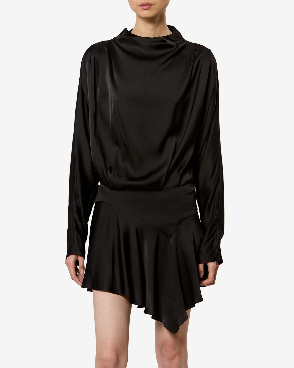 Robe Neline — Noir, vue 1 ; référence RO1094FAD3J13I01BK