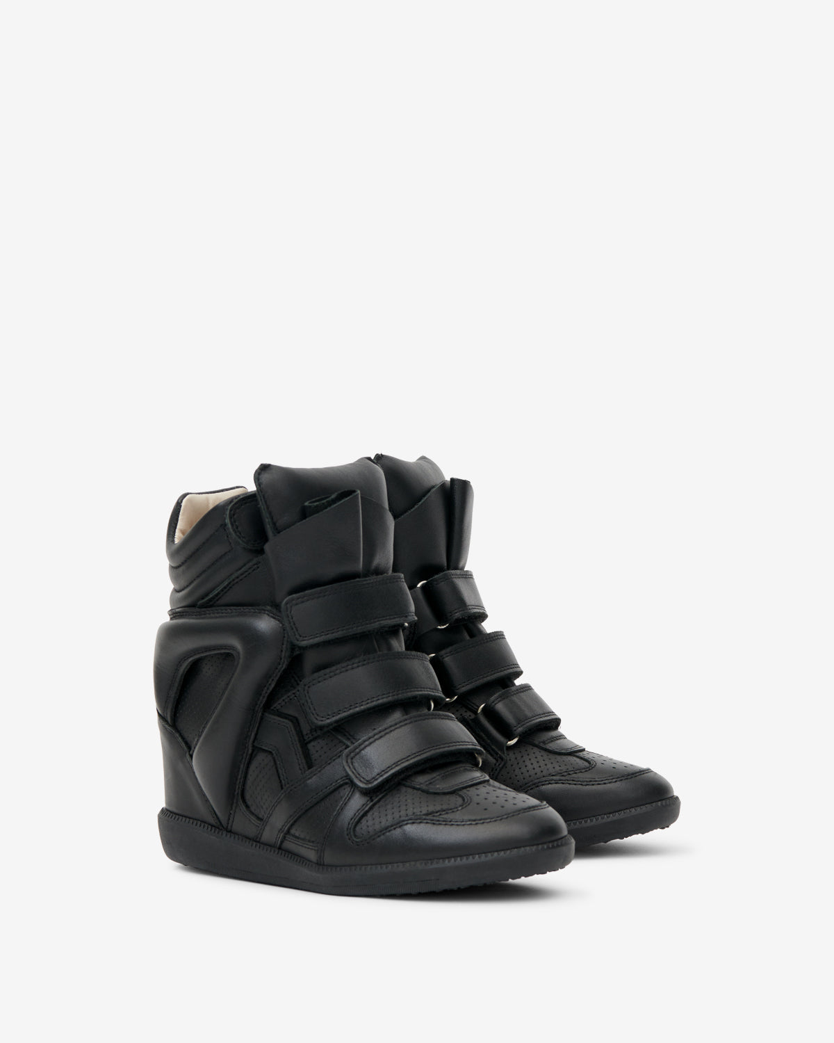 Baskets Bekett — Noir, vue 2 ; référence BK0010FAD3E16S01BK