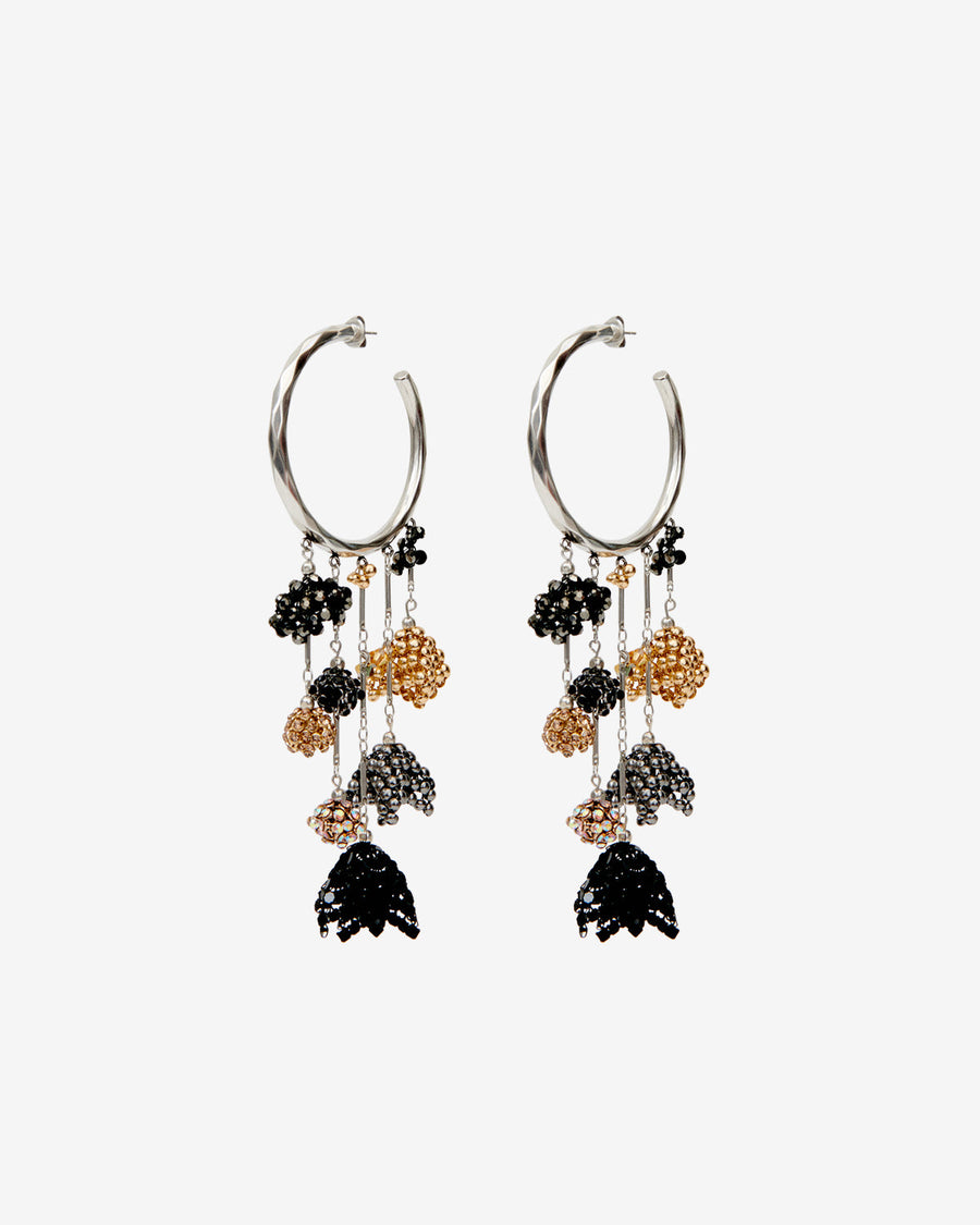 Boucles d'oreille Catalina — Anthracite-argenté, vue 1 ; référence BL0301FAD2B09BANSI