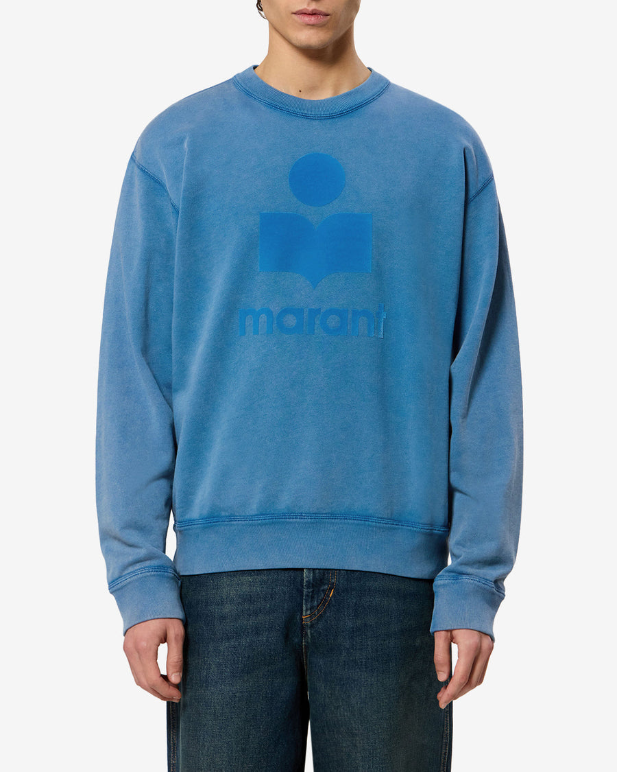 Sweatshirt Mikoy — Bleu, vue 1 ; référence SW0029HAD1M07H30BU