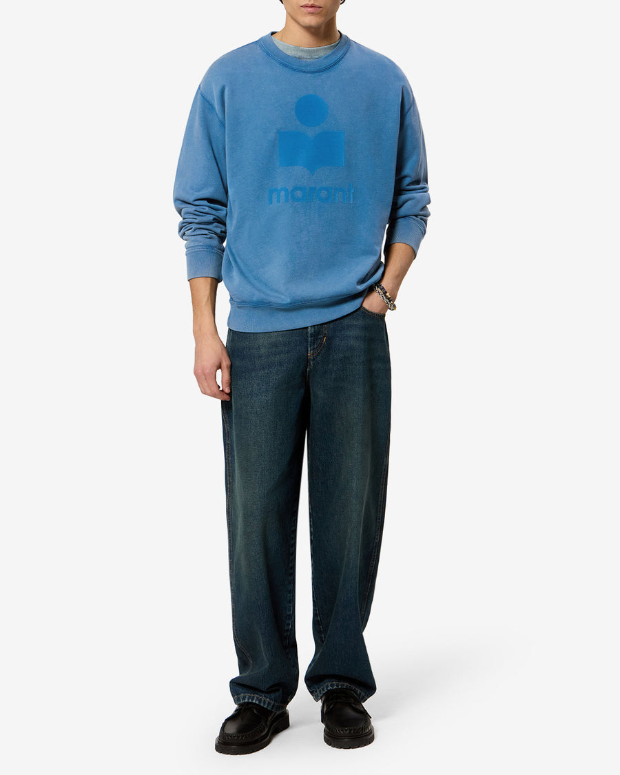 Sweatshirt Mikoy — Bleu, vue 2 ; référence SW0029HAD1M07H30BU