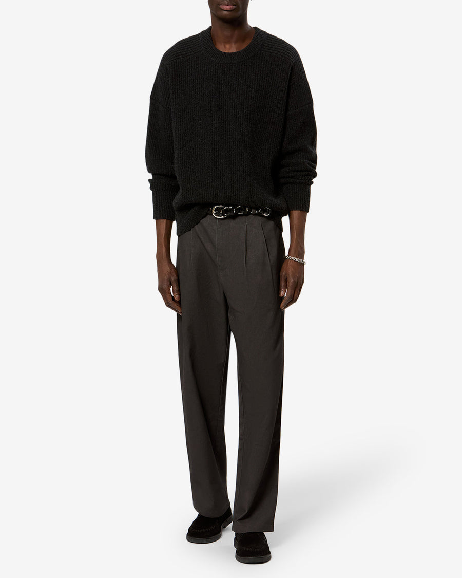 Pull Larry en laine — Gris foncé, vue 2 ; référence PU0968HAD3L04H02DG