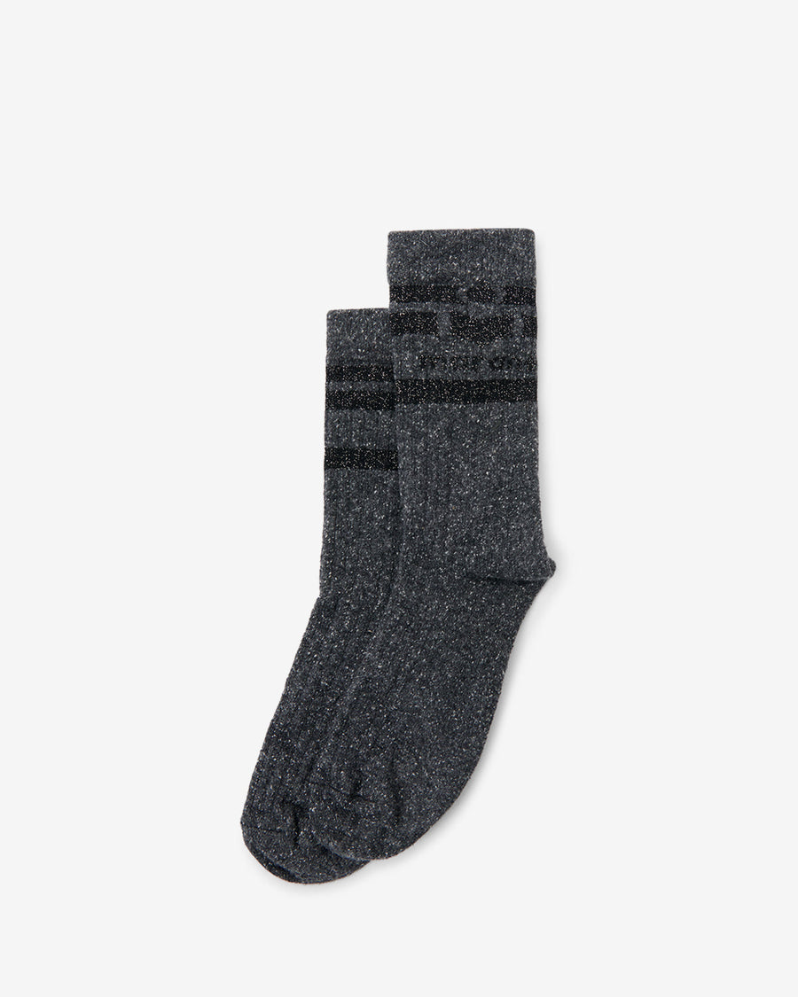 Chaussettes Valiby — Anthracite, vue 2 ; référence CT095JFAD3C05A02AN