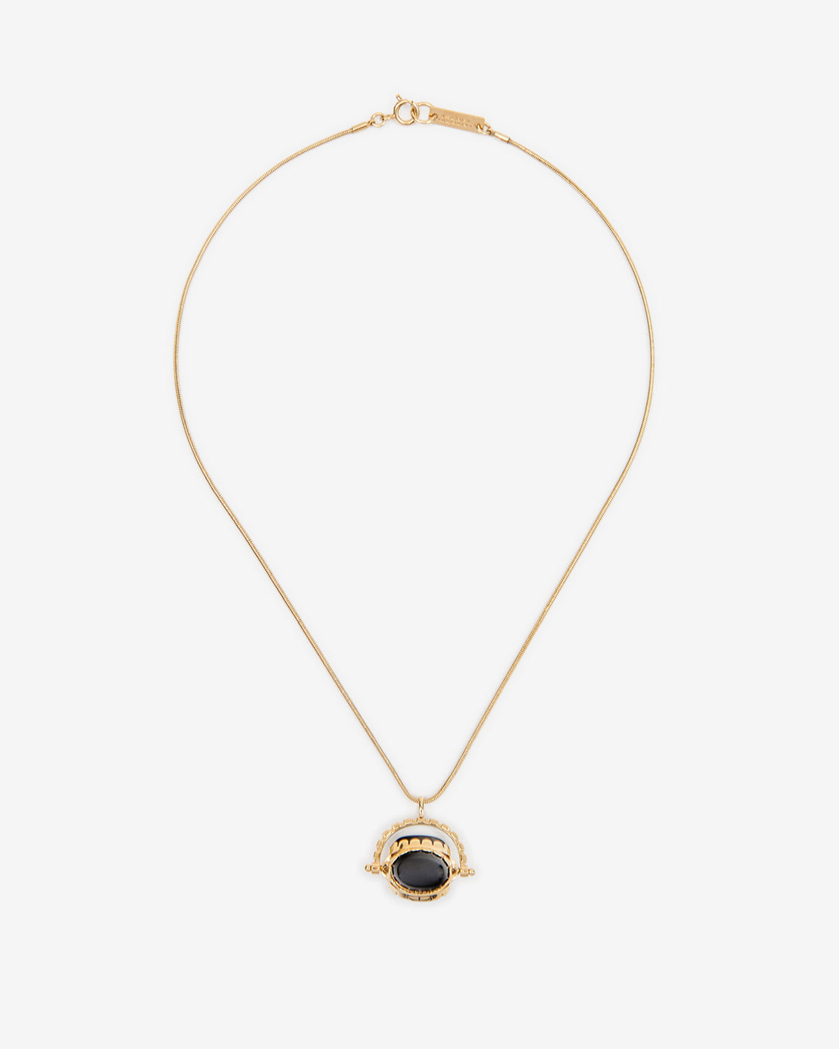 Collier Hanae — Noir, vue 1 ; référence CO0199FAD3B10B01BK