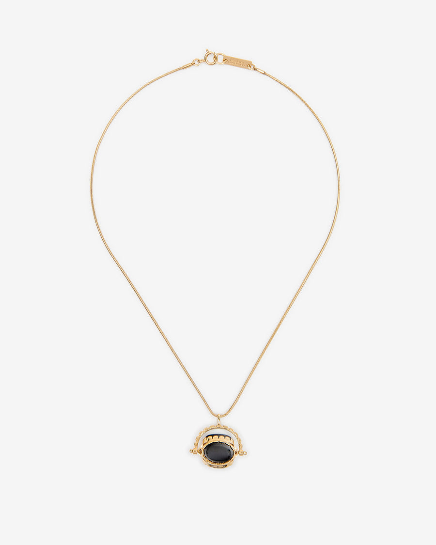 Collier Hanae — Noir, vue 1 ; référence CO0199FAD3B10B01BK