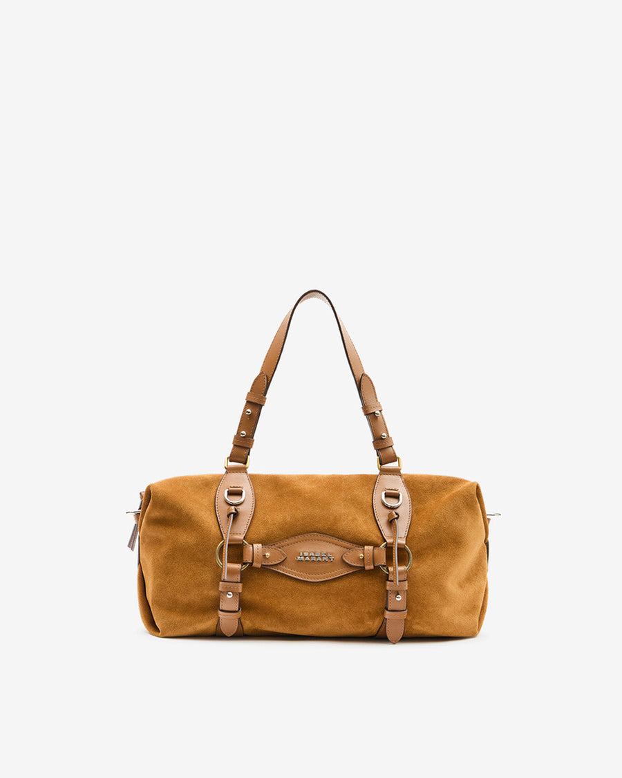 Sac Tilpa en cuir velours — Cognac, vue 2 ; référence PP0507FAD2C28M50CO