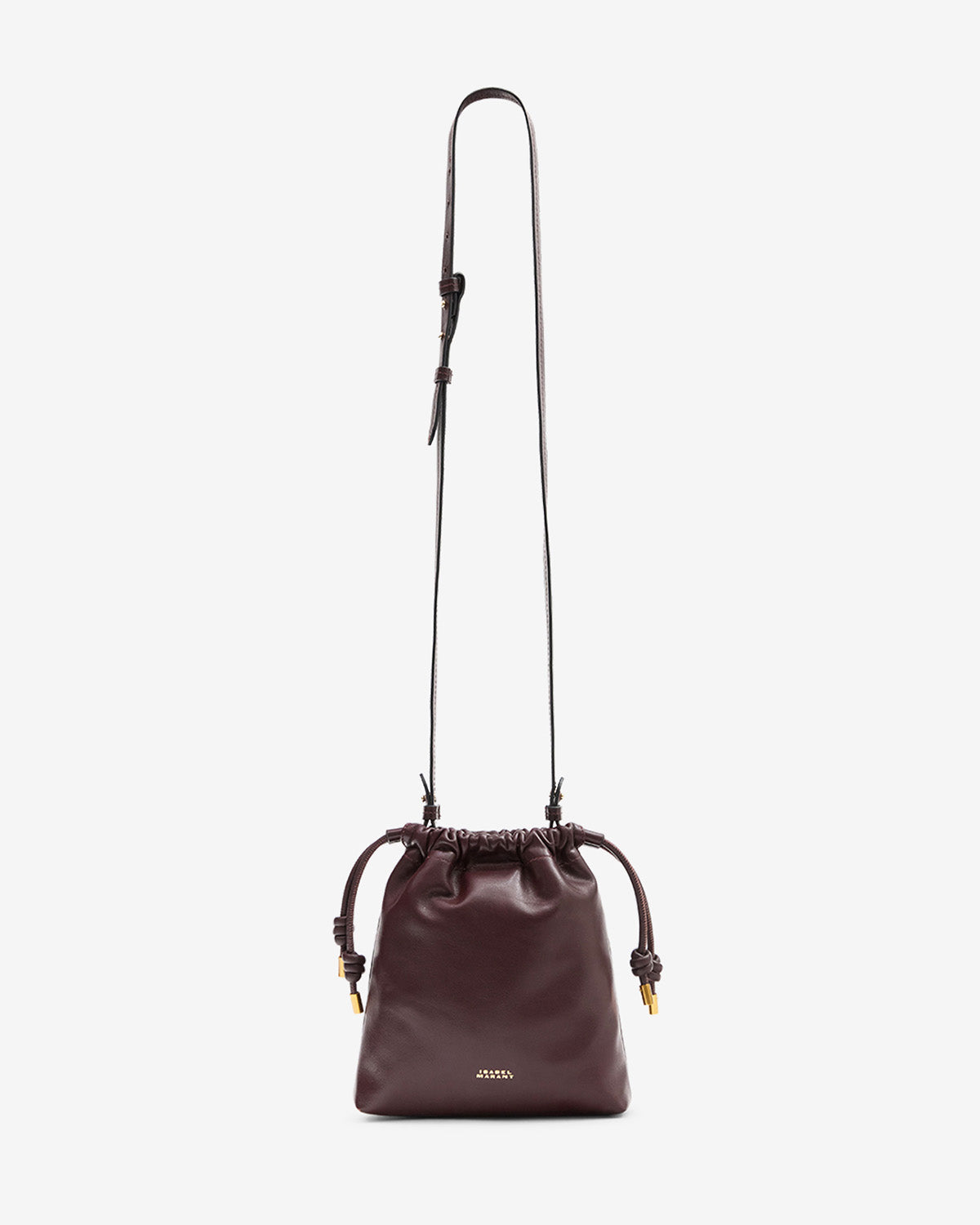 Sac Silven Mini en cuir — Bordeaux, vue 1 ; référence BF0133FAC3C05M80BY