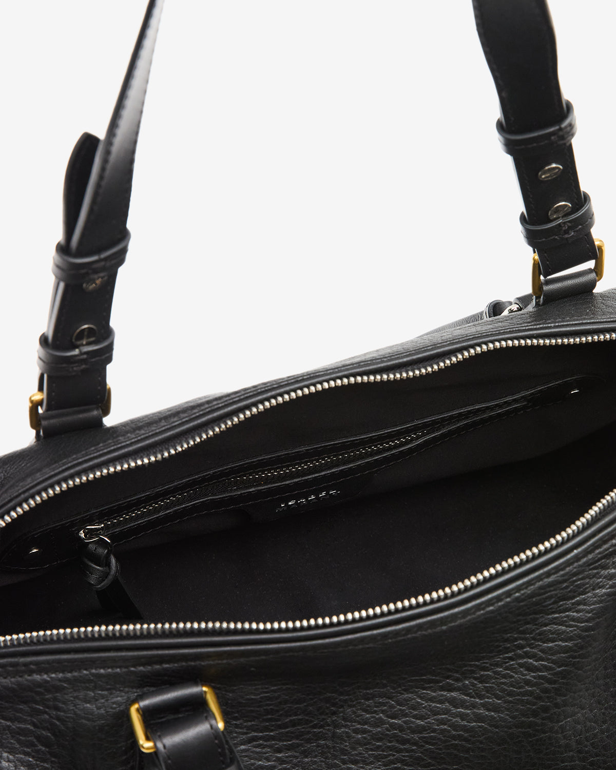 Sac Tilpa Mini en cuir grainé — Noir, vue 1 ; référence PP0509FAD3C05M01BK