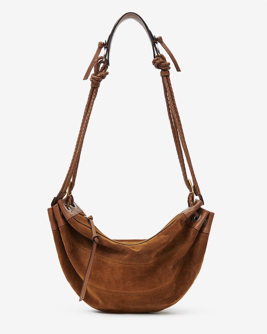 Sac Maia Medium en cuir velours — Cognac, vue 2 ; référence PP0501FAD2C09M50CO
