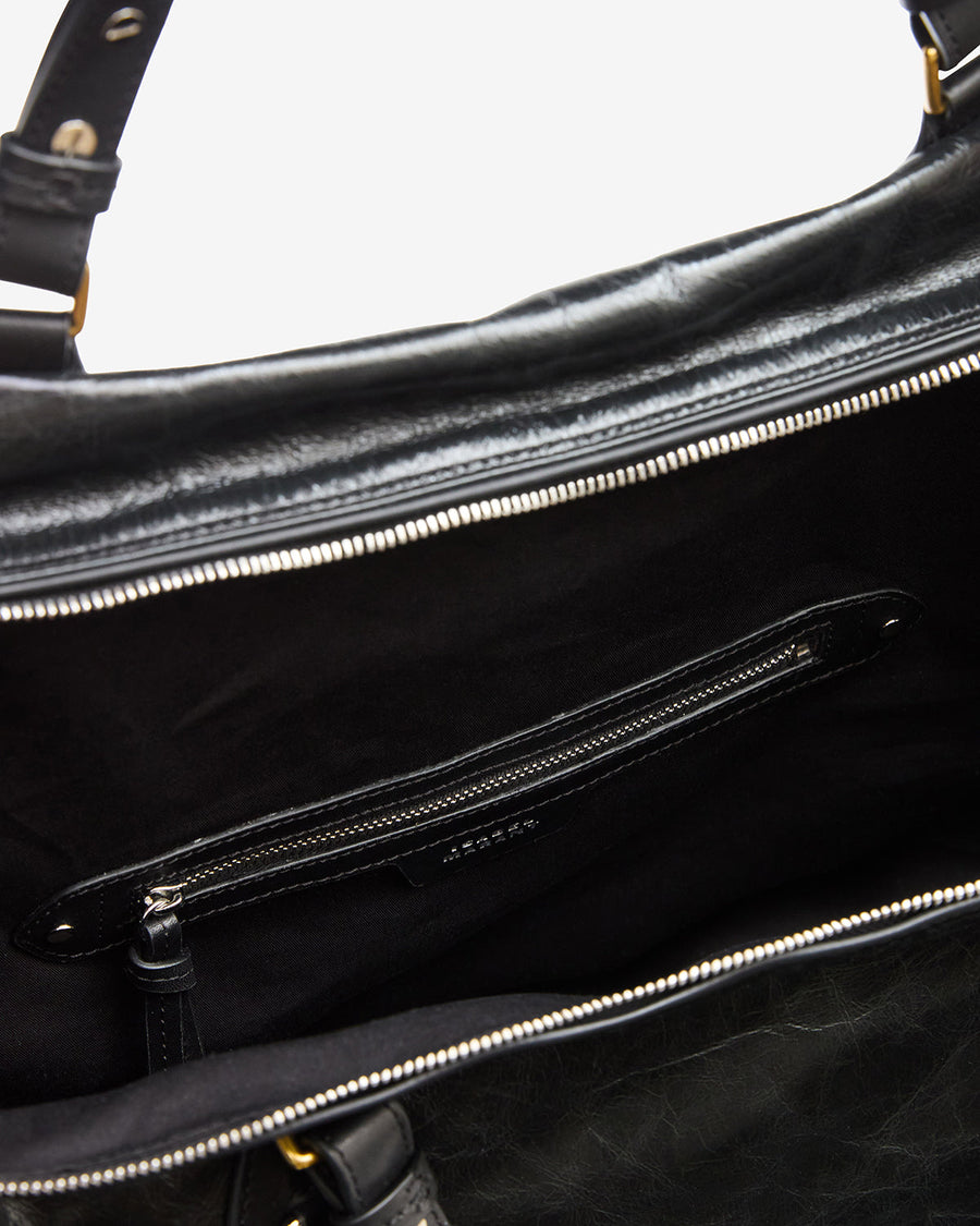 Sac Tilpa Weekender en cuir — Noir, vue 1 ; référence PP0504FAD3C04M01BK