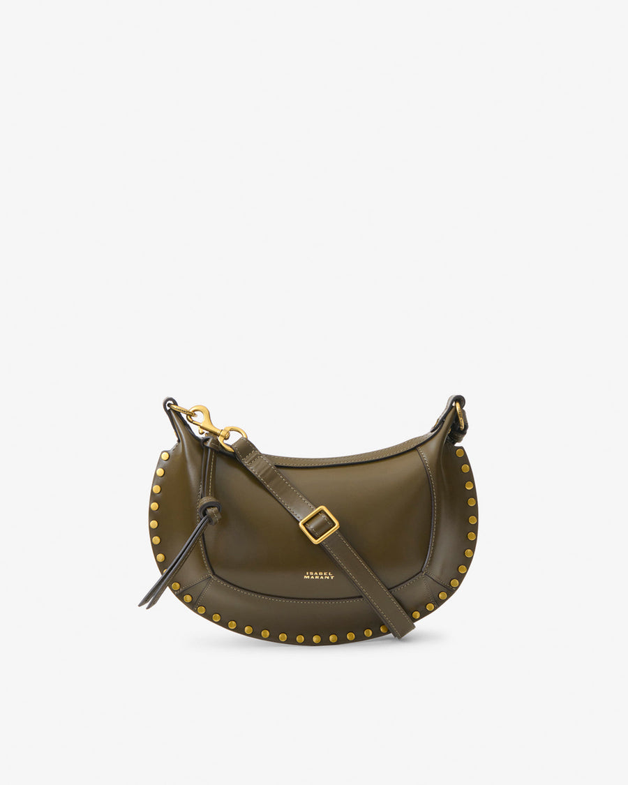 Sac Oskan Moon en cuir — Olive foncé, vue 2 ; référence PP0003FAA1C01M67DO