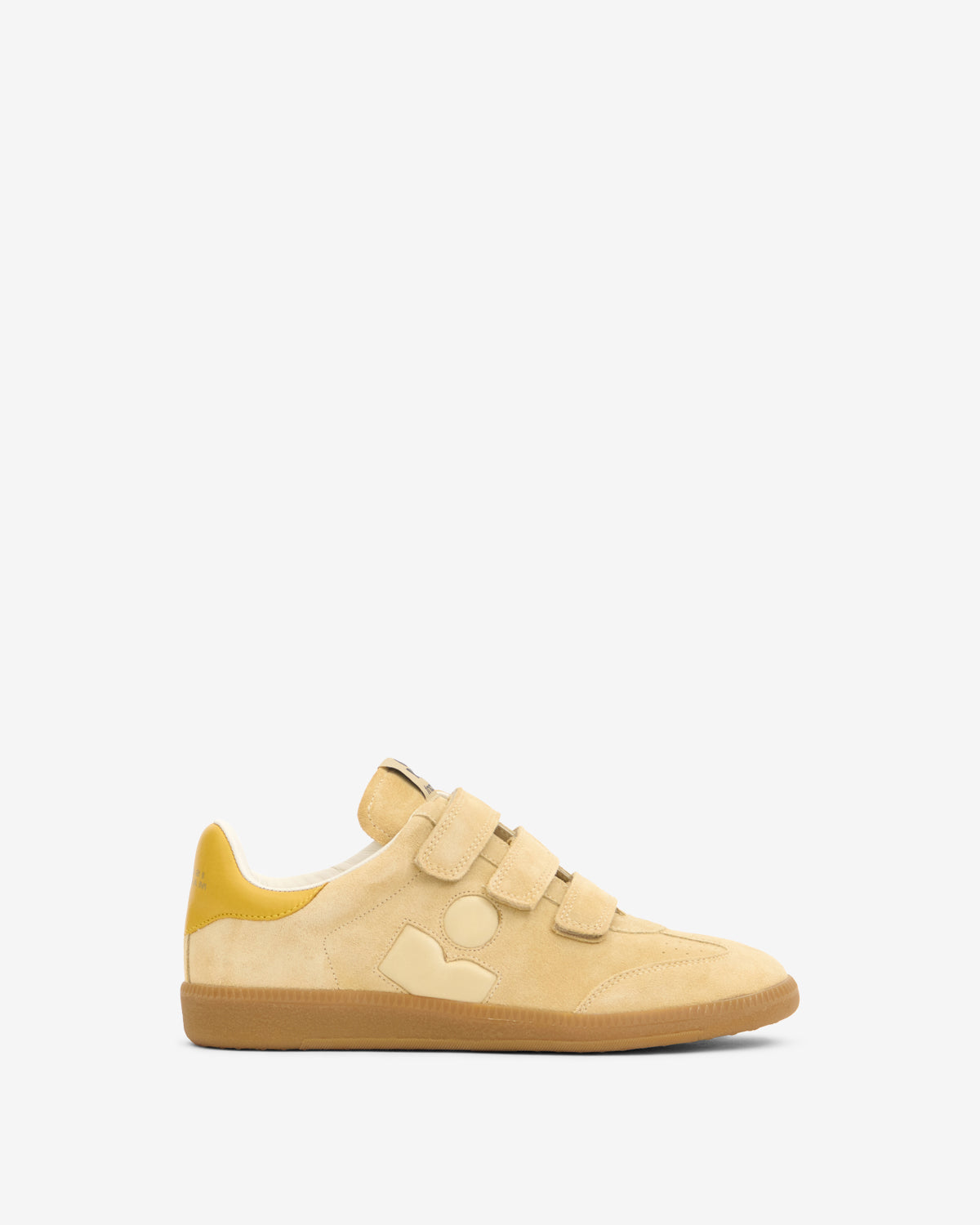 Baskets Beth — Beige / Jaune doré, vue 1 ; référence BK0013FAC1E09SBEGW