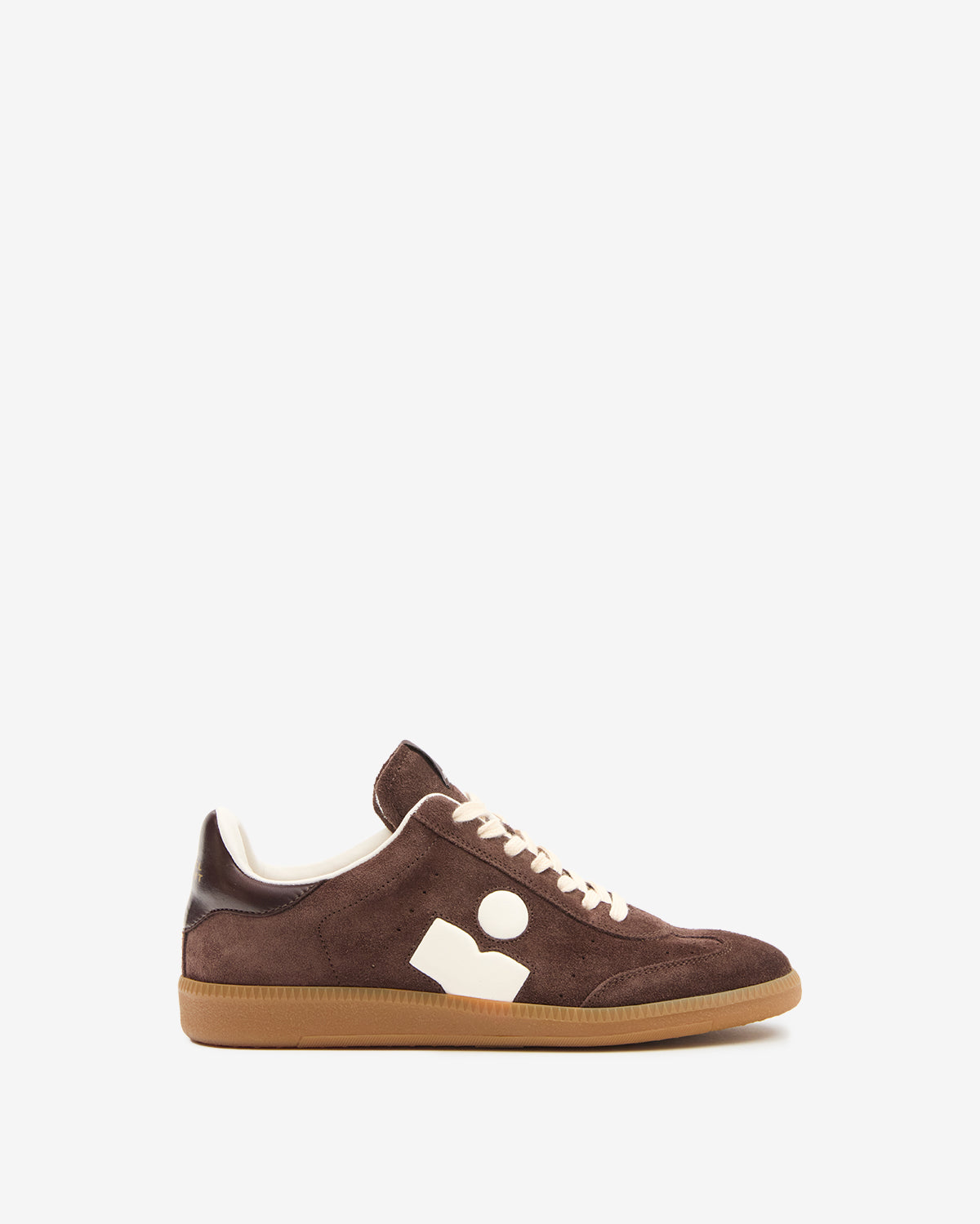 Baskets Bryce — Chocolat / Blanc laiteux, vue 1 ; référence BK0014FAC1E09SCLMW