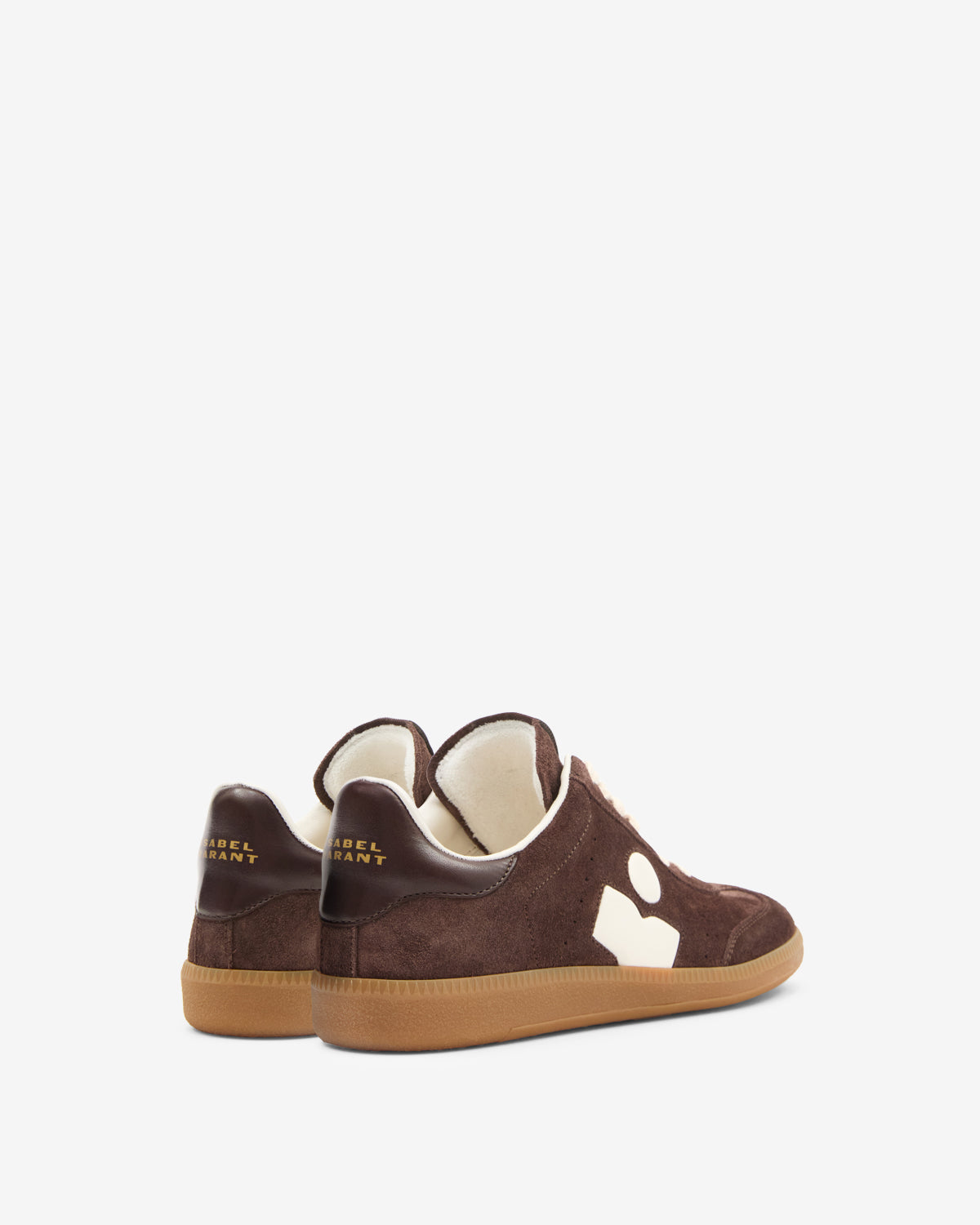 Baskets Bryce — Chocolat / Blanc laiteux, vue 3 ; référence BK0014FAC1E09SCLMW