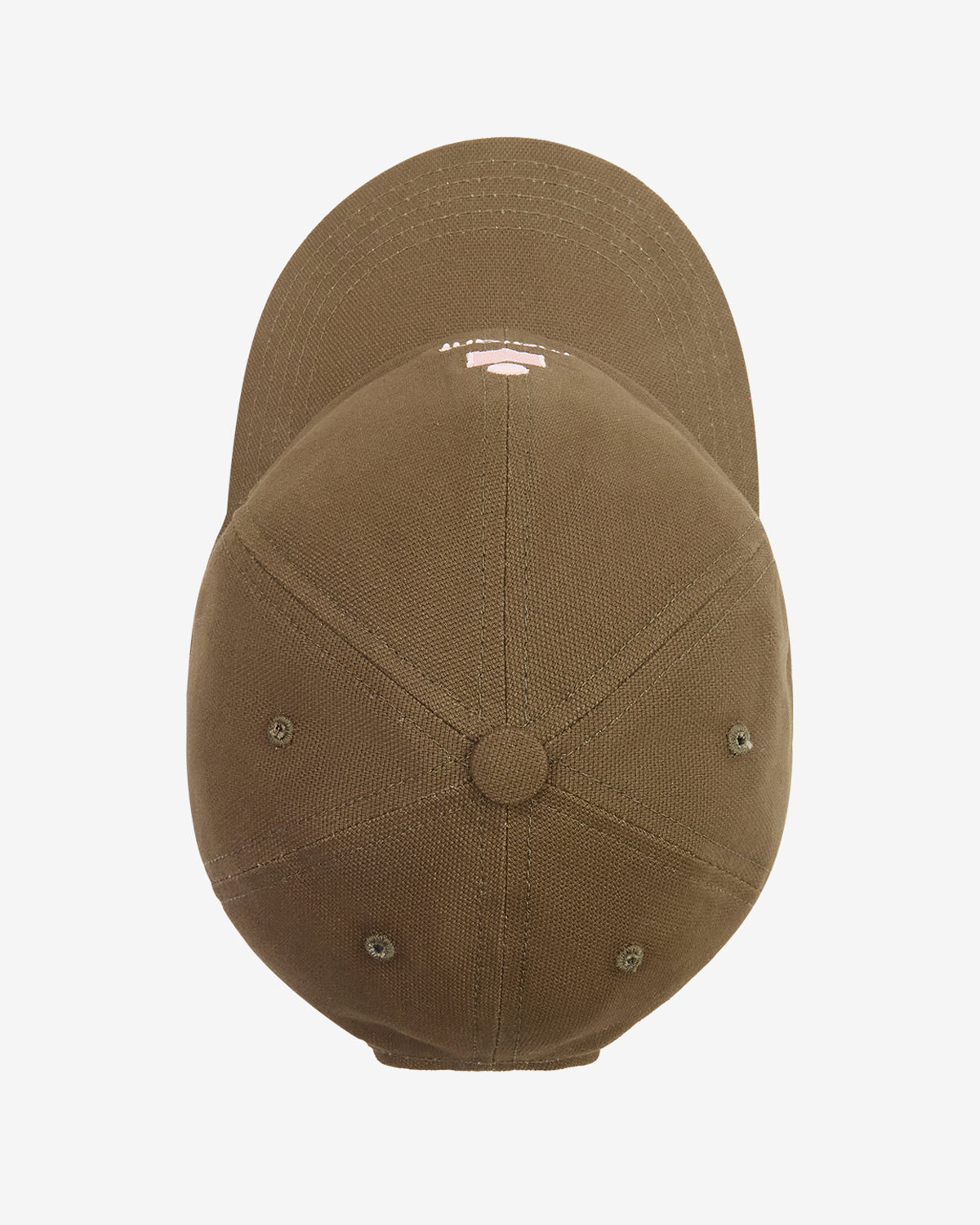 Casquette Tomas — Kaki / Rose clair, vue 3 ; référence CQ053XFAD1C05AKILK