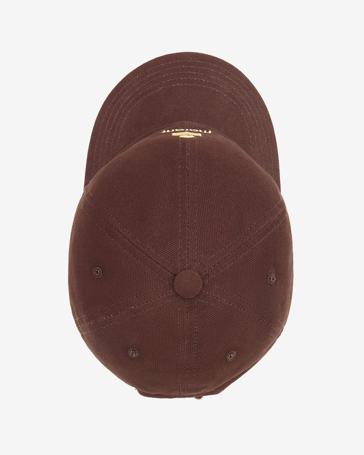 Casquette Tomas — Chocolat / Beurre, vue 3 ; référence CQ053XFAD1C05ACLBR