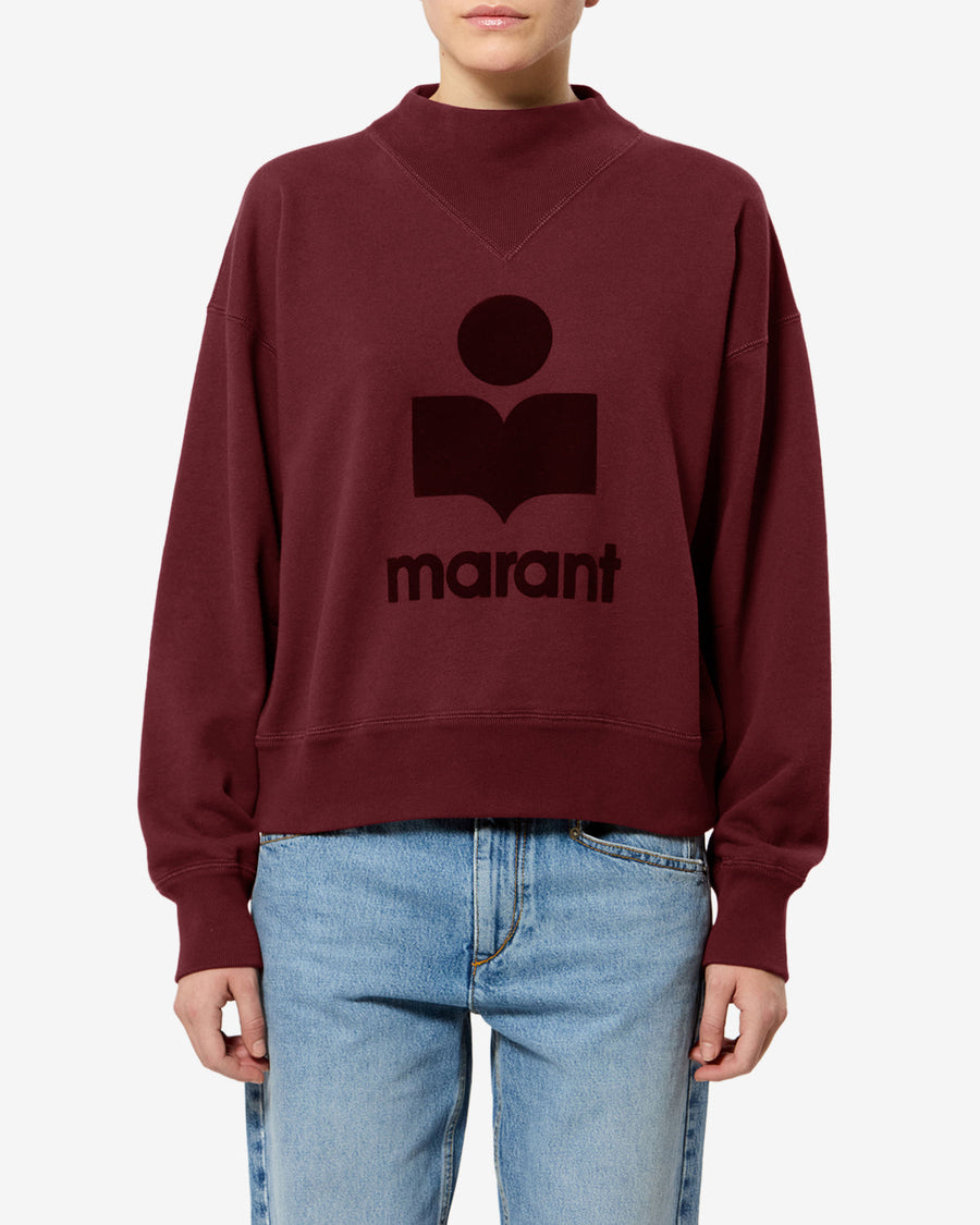 Sweatshirt Moby — Bordeaux / Bordeaux, vue 1 ; référence SW0003FAA1M07EBYBY