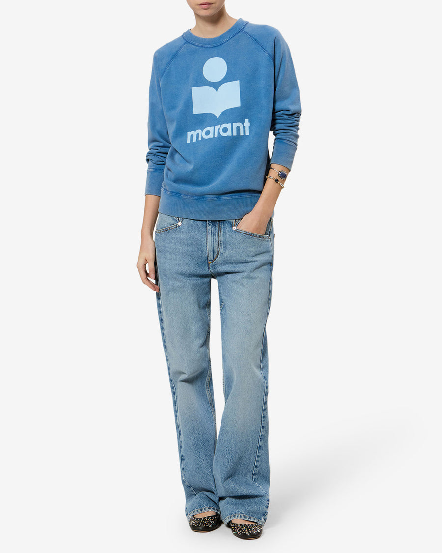 Sweatshirt Millyny — Bleu / Bleu clair, vue 2 ; référence SW0160FAD1M04EBULB
