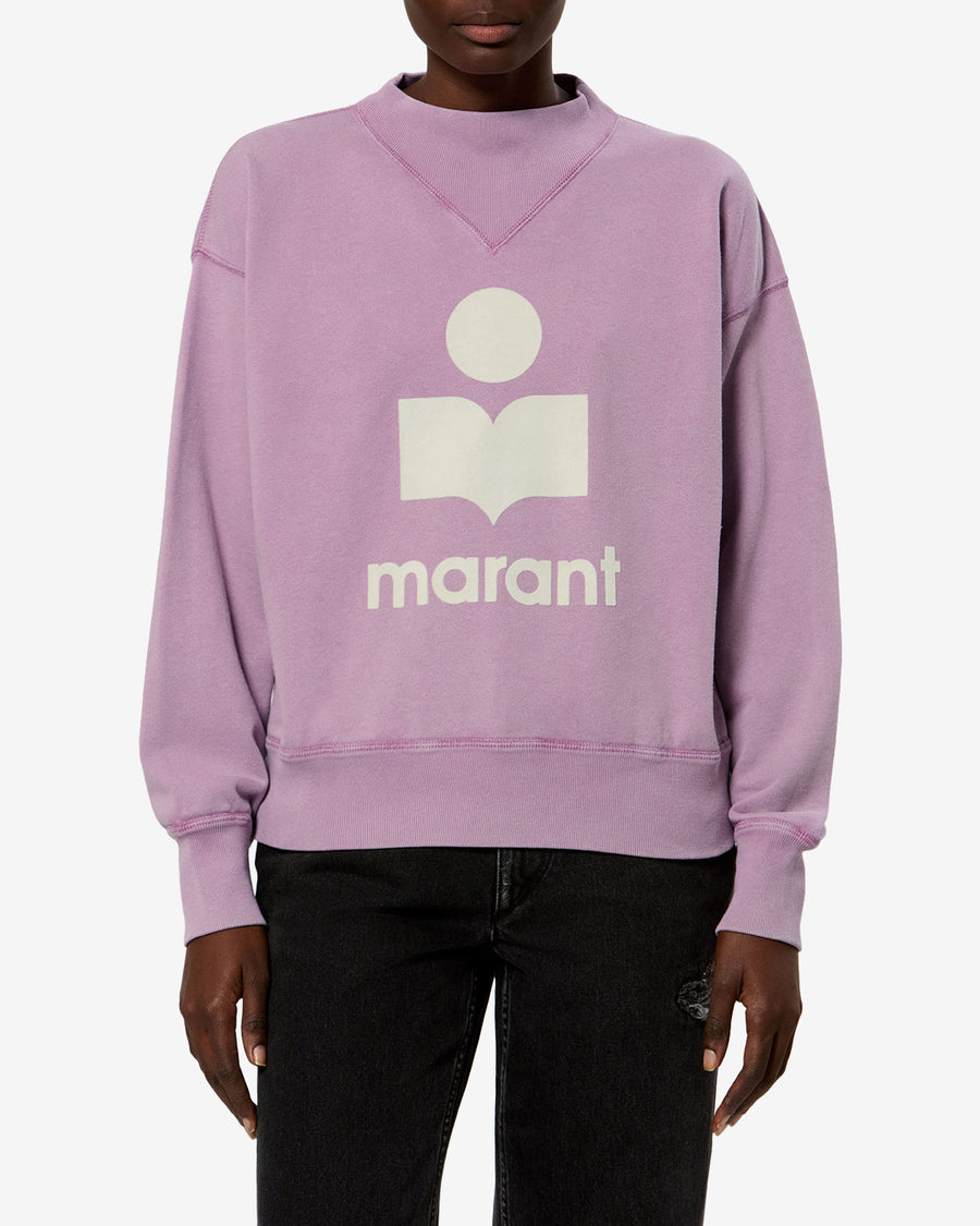 Sweatshirt Moby — Bois de rose / Ecru, vue 1 ; référence SW0003FAD1M04ERWEC