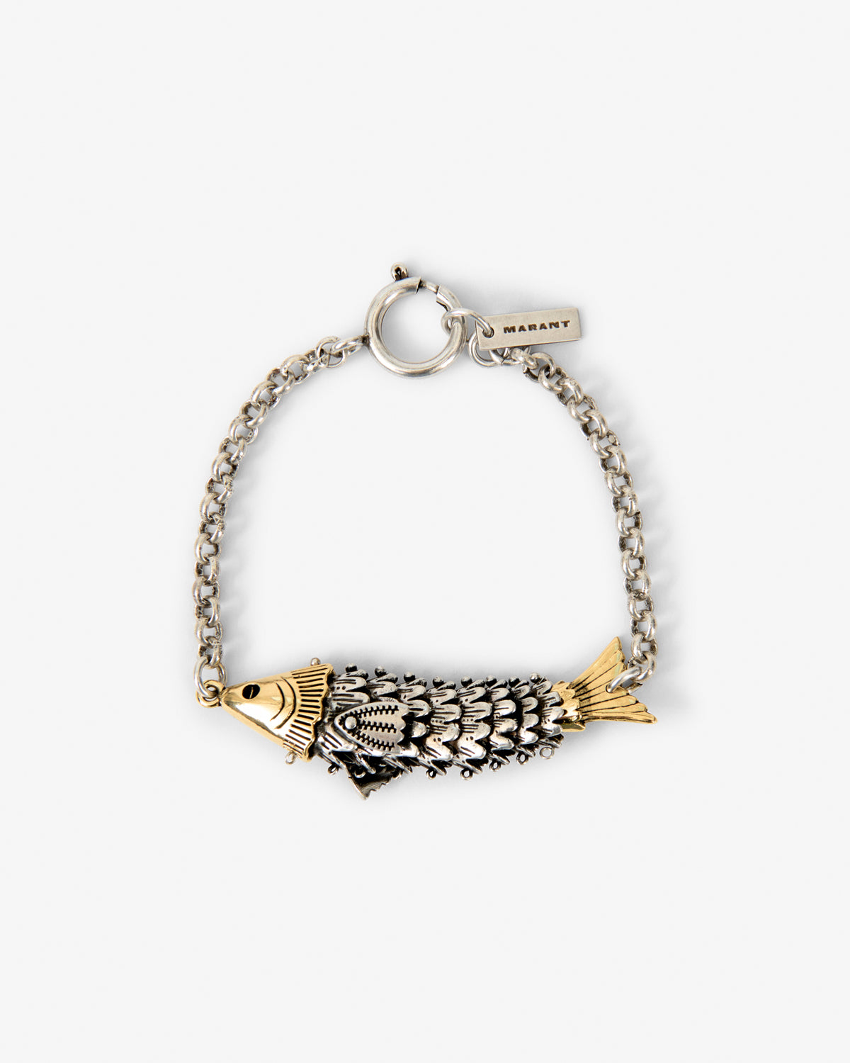 Bracelet River Man — Argenté-doré, vue 1 ; référence BR0184HAB4B05TSIDO