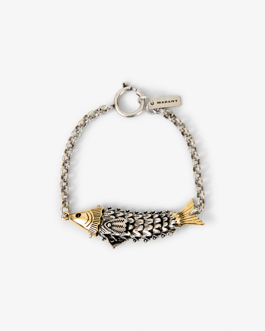 Bracelet River Man — Argenté-doré, vue 1 ; référence BR0184HAB4B05TSIDO