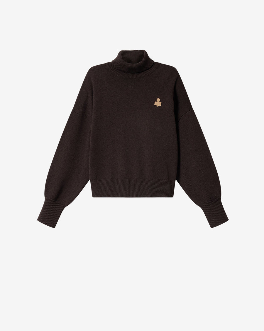 Pull Nasha — Chocolat, vue 1 ; référence PU0663FAC1L17E50CL