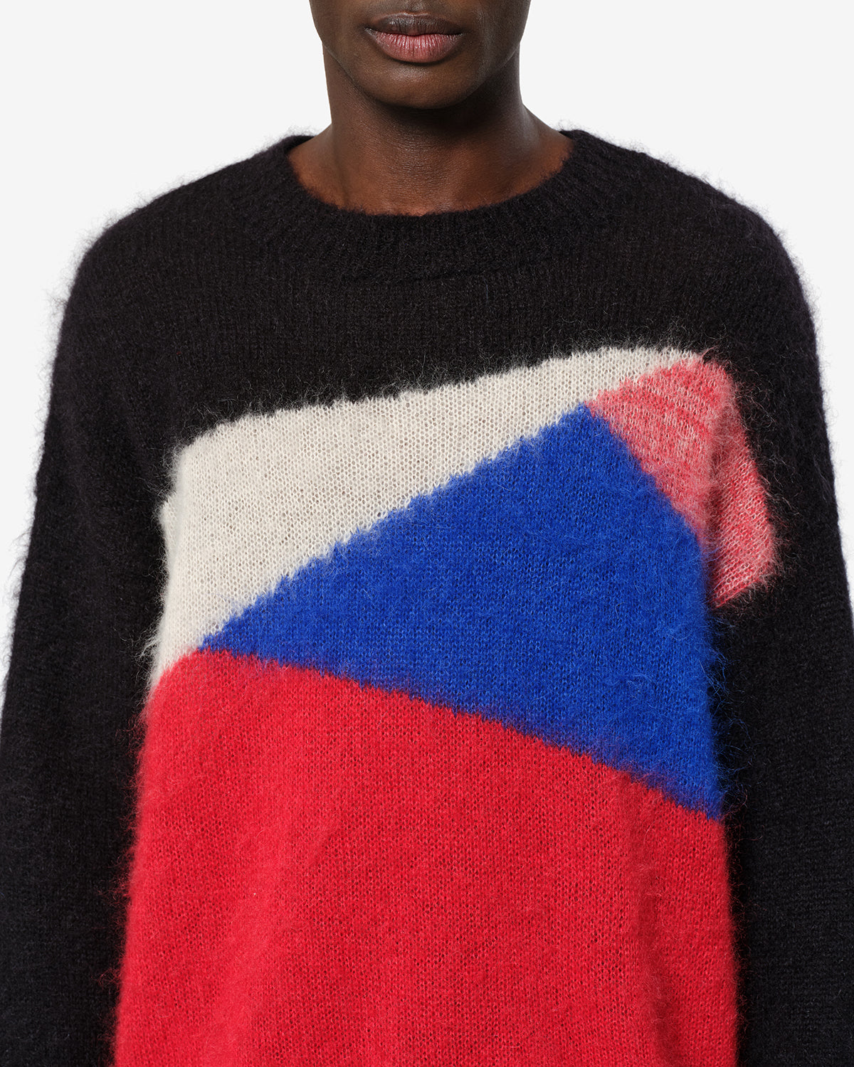 Pull Leonard en mohair — Multicolor, vue 3 ; référence PU1001HAD4L06H99MU
