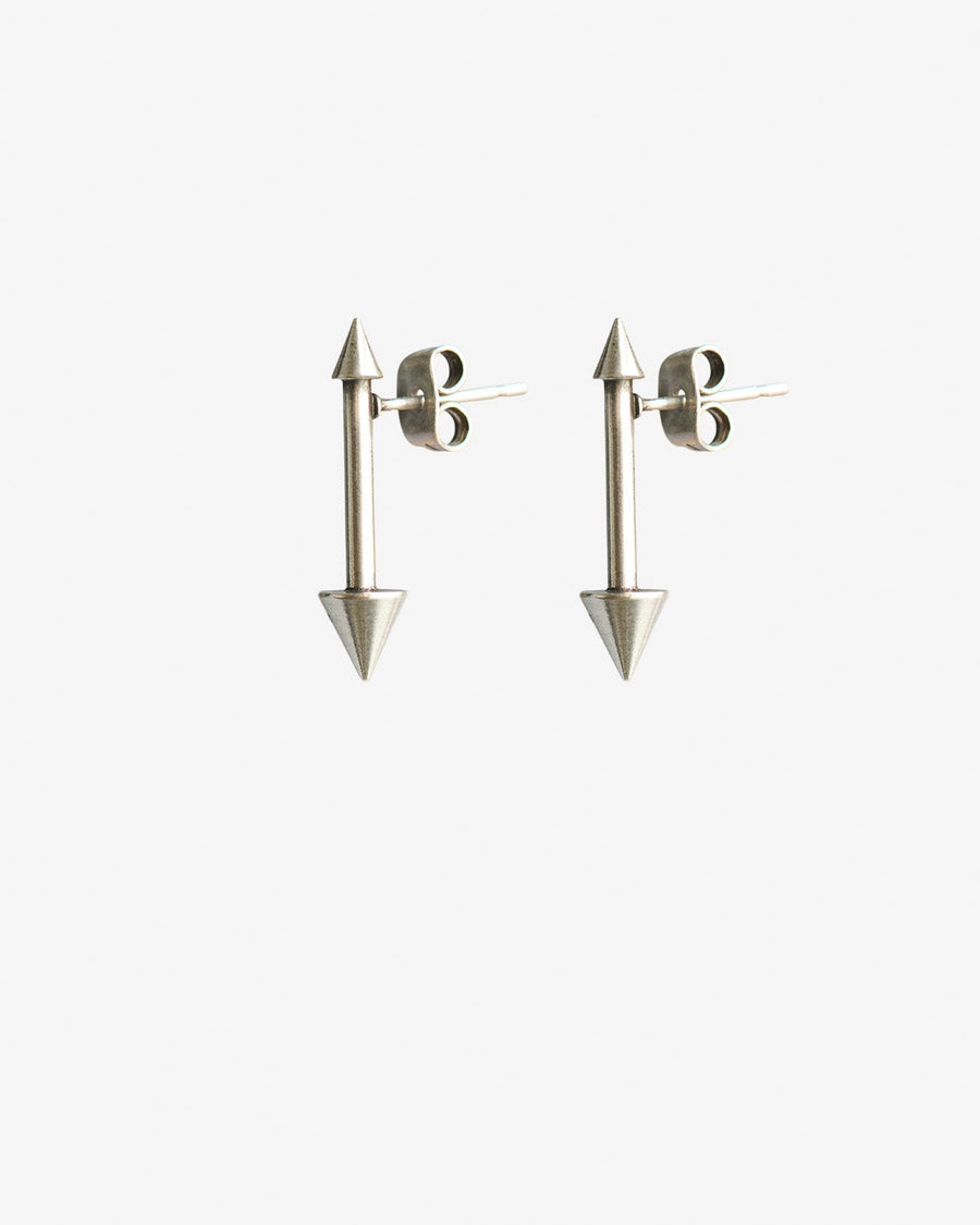 Boucle d'oreille Arrow — Argent, vue 1 ; référence BL0335HAD4B05T08SI