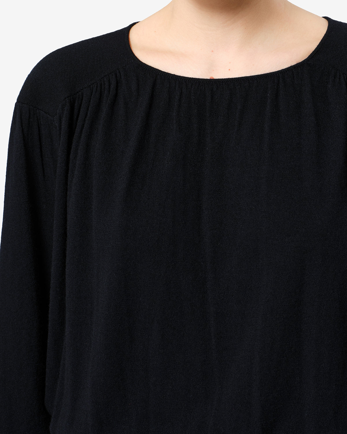 Pull Enza en viscose et laine — Noir, vue 3 ; référence PU0981FBD4L07I01BK