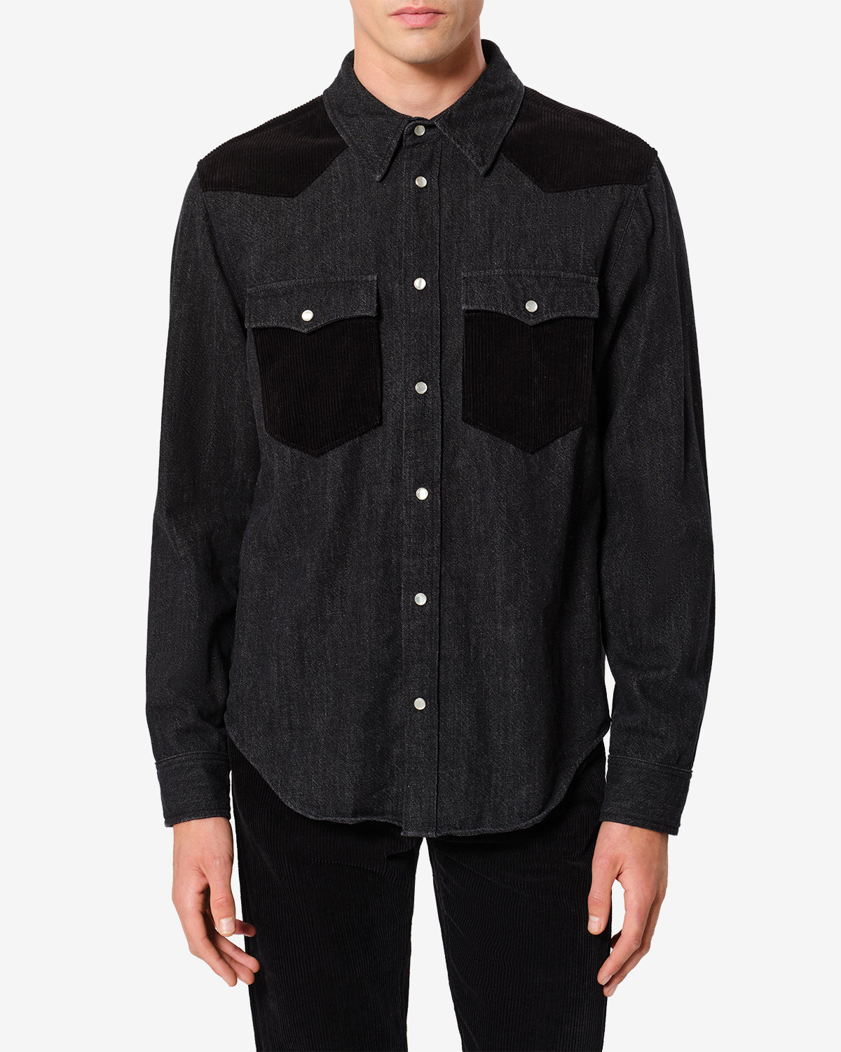 Chemise Vegas — Noir, vue 1 ; référence CH0367HAD4H03H01BK
