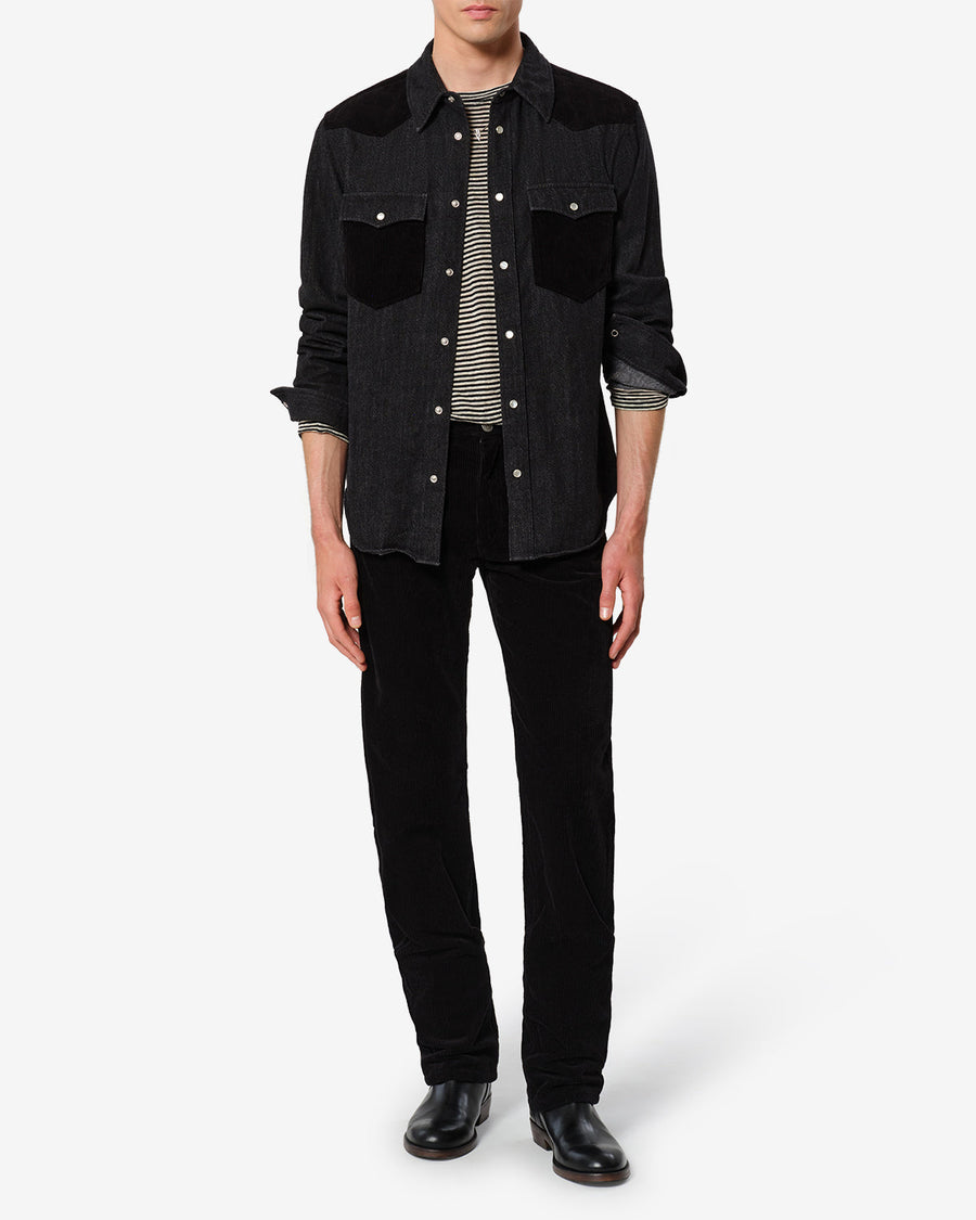 Chemise Vegas — Noir, vue 2 ; référence CH0367HAD4H03H01BK