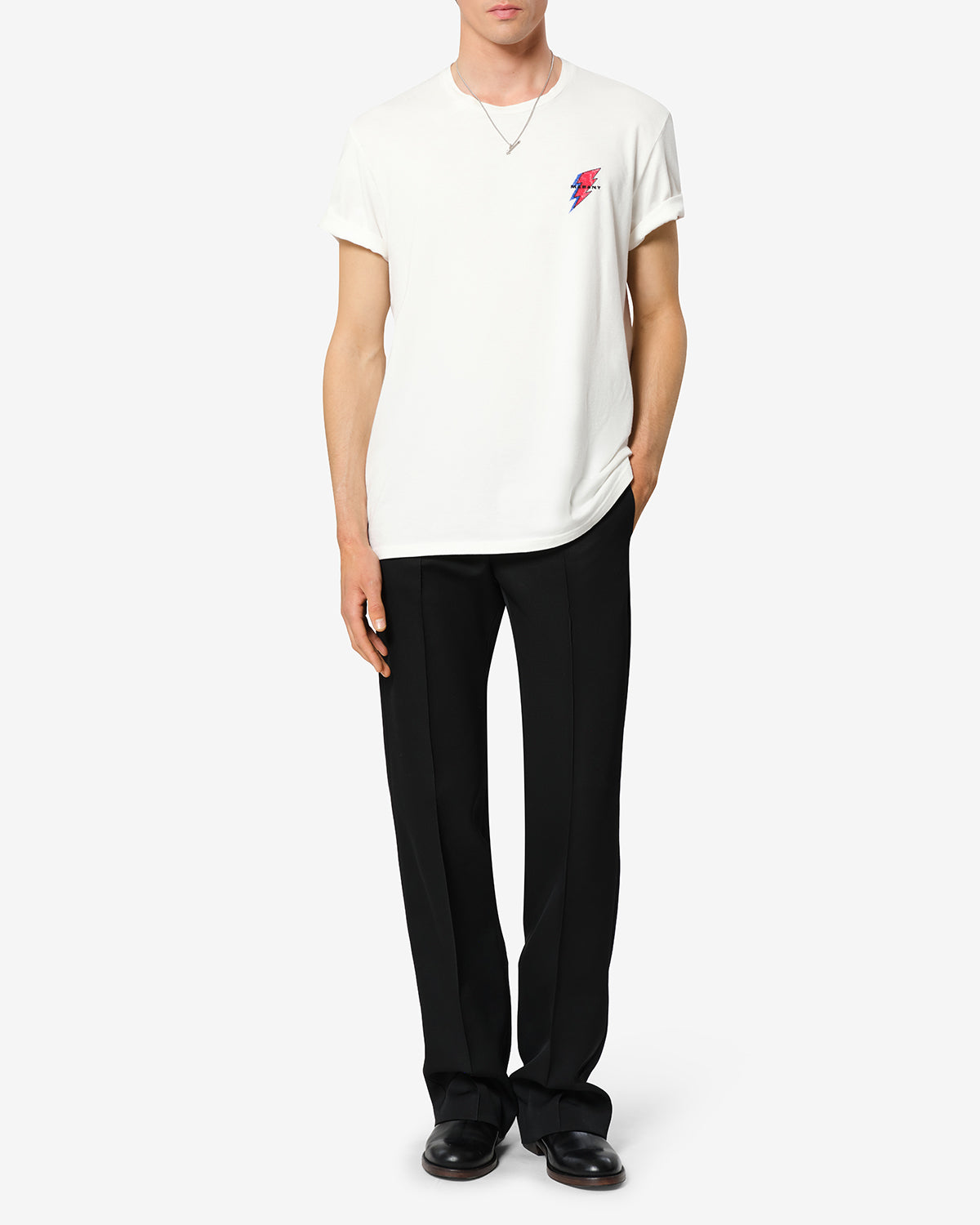 T-shirt Honore — Écru, vue 2 ; référence TS0052HED4N03H23EC