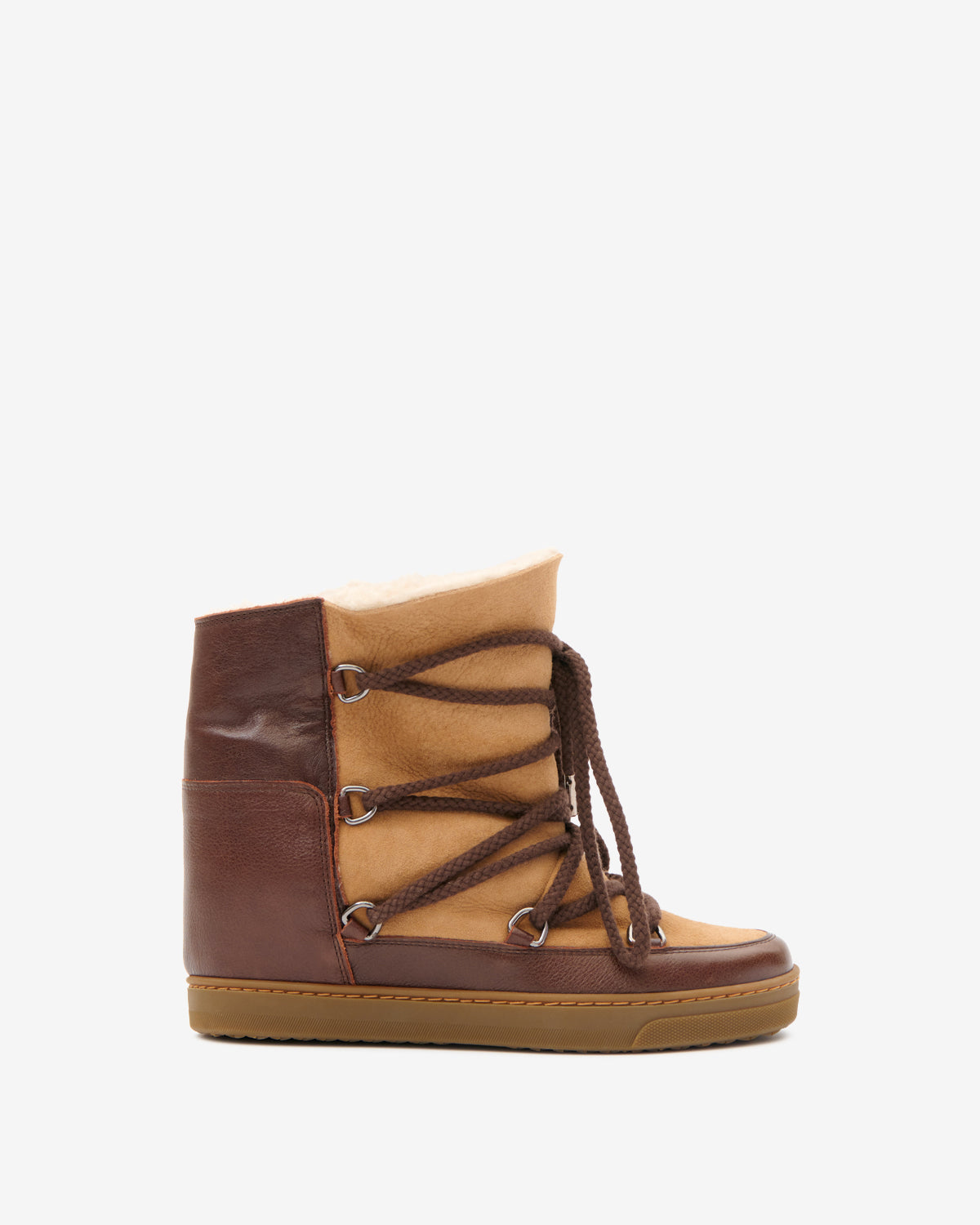 Bottines Nowles — Marron foncé / Ocre, vue 1 ; référence BO0039FAD4O02SDBOE