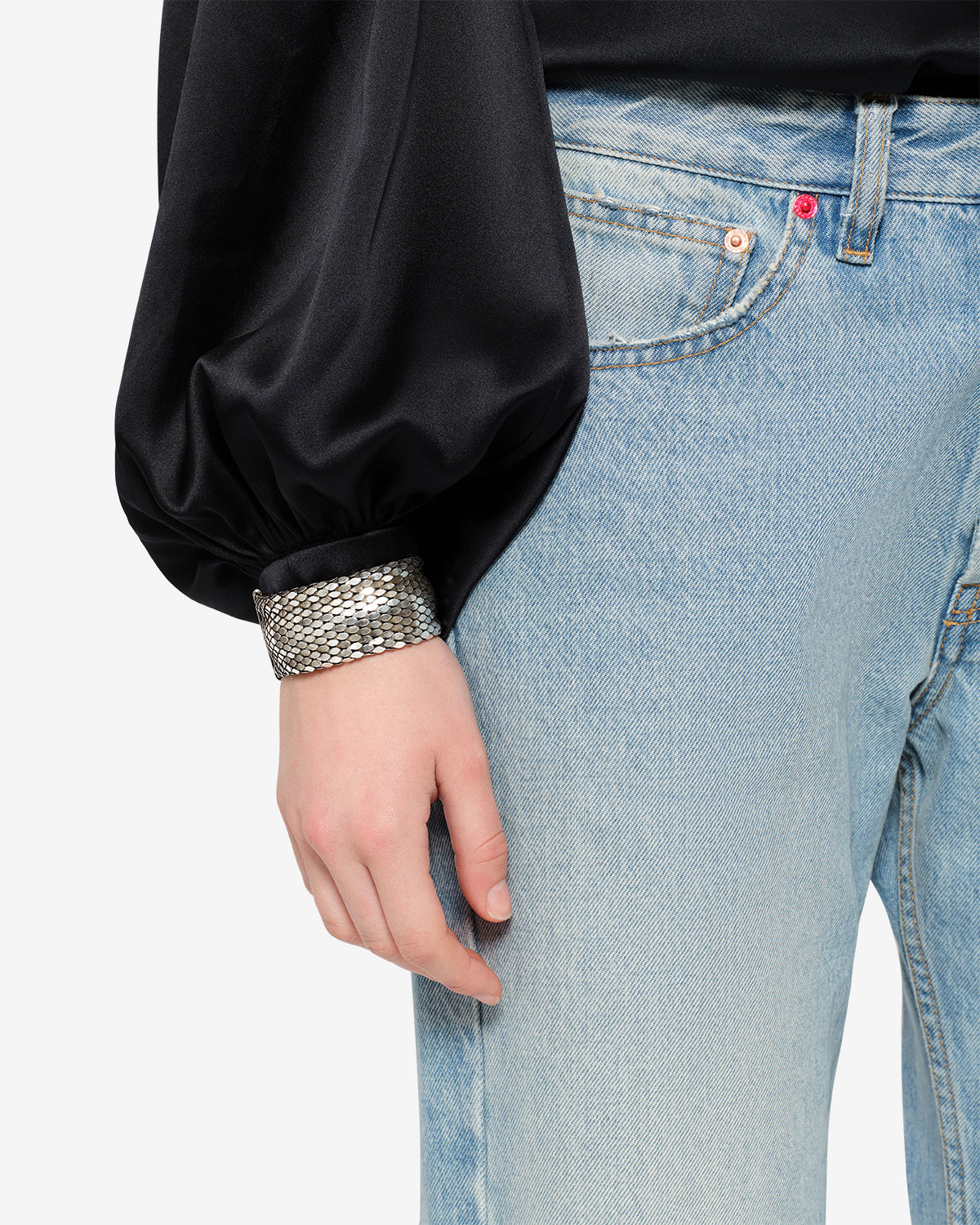Bracelet Gaia — Argent, vue 2 ; référence BR0287FAD4B13B08SI