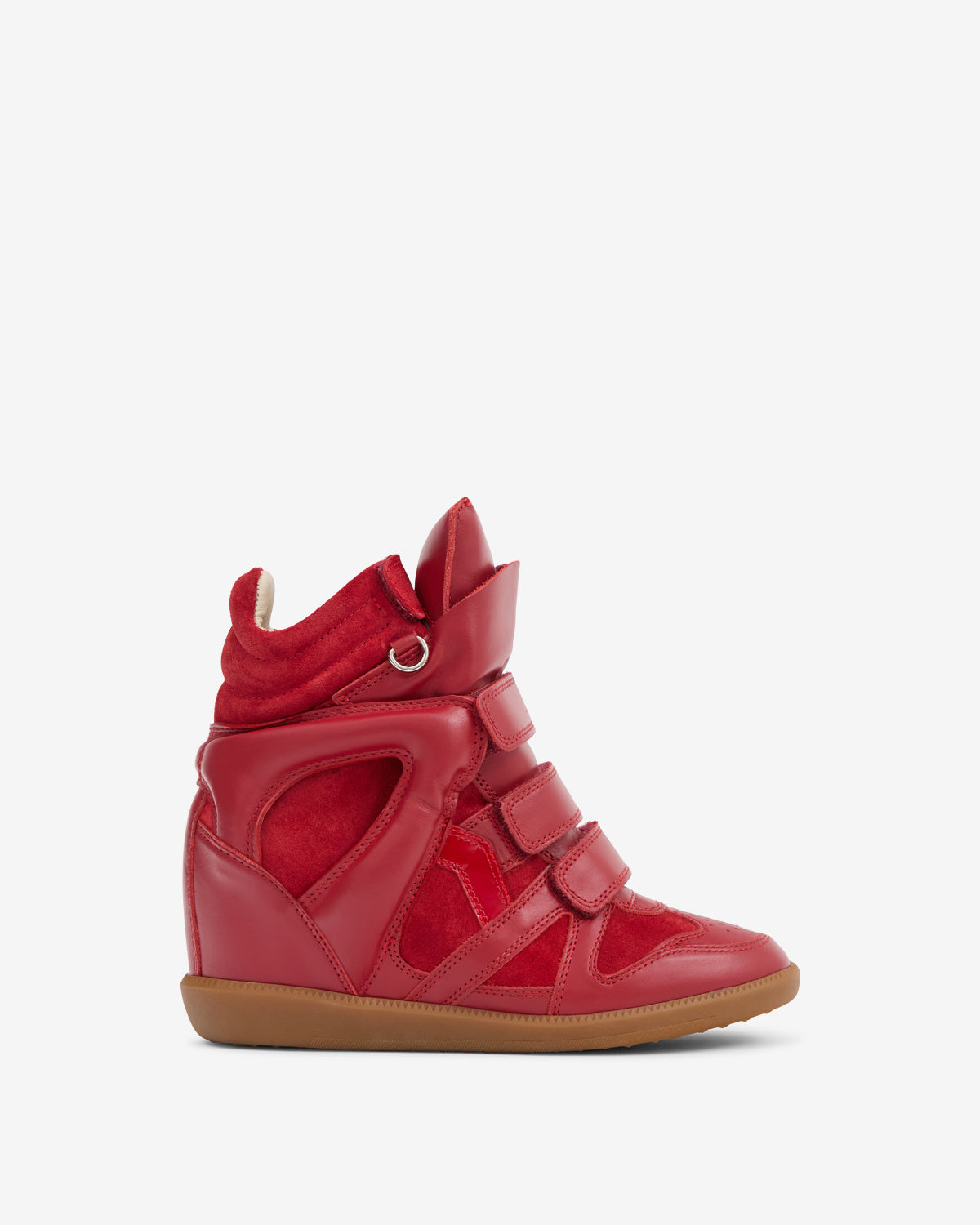 Baskets Bekett Ring — Rouge écarlate, vue 1 ; référence BK0104FAD4E13S70SR