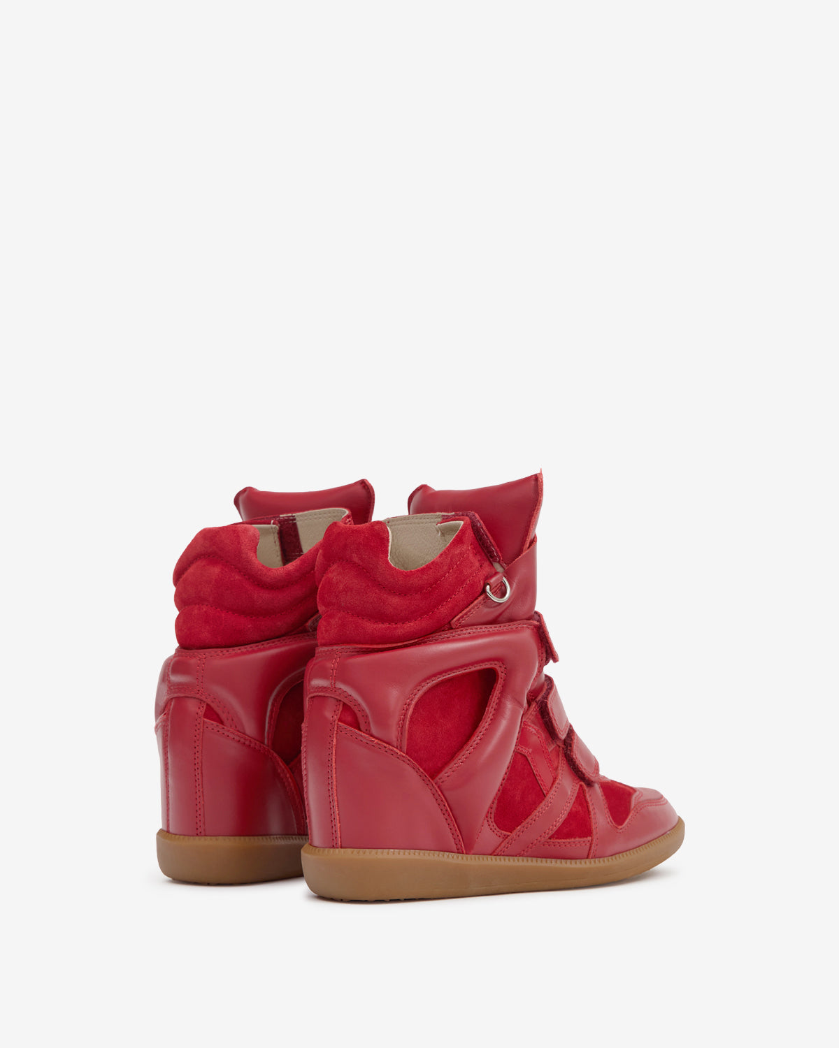 Baskets Bekett Ring — Rouge écarlate, vue 3 ; référence BK0104FAD4E13S70SR