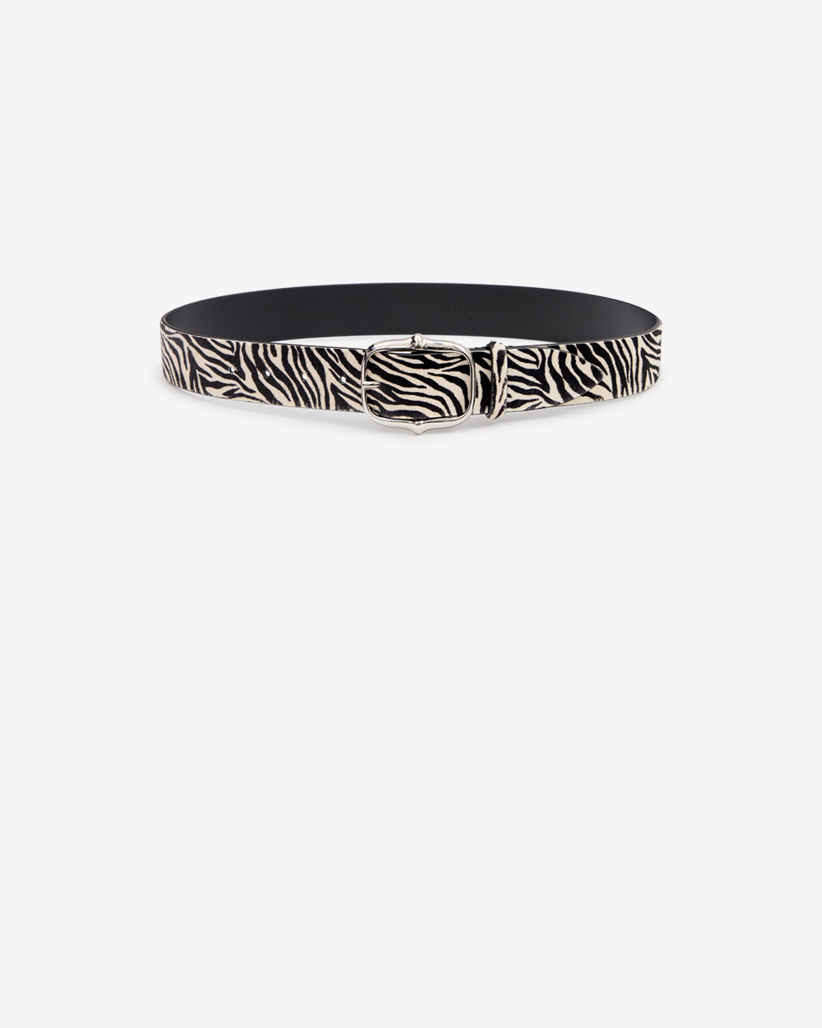 Ceinture Lapae en cuir — Zèbre / Palladium, vue 1 ; référence CE473BFAD4A07AZAPA