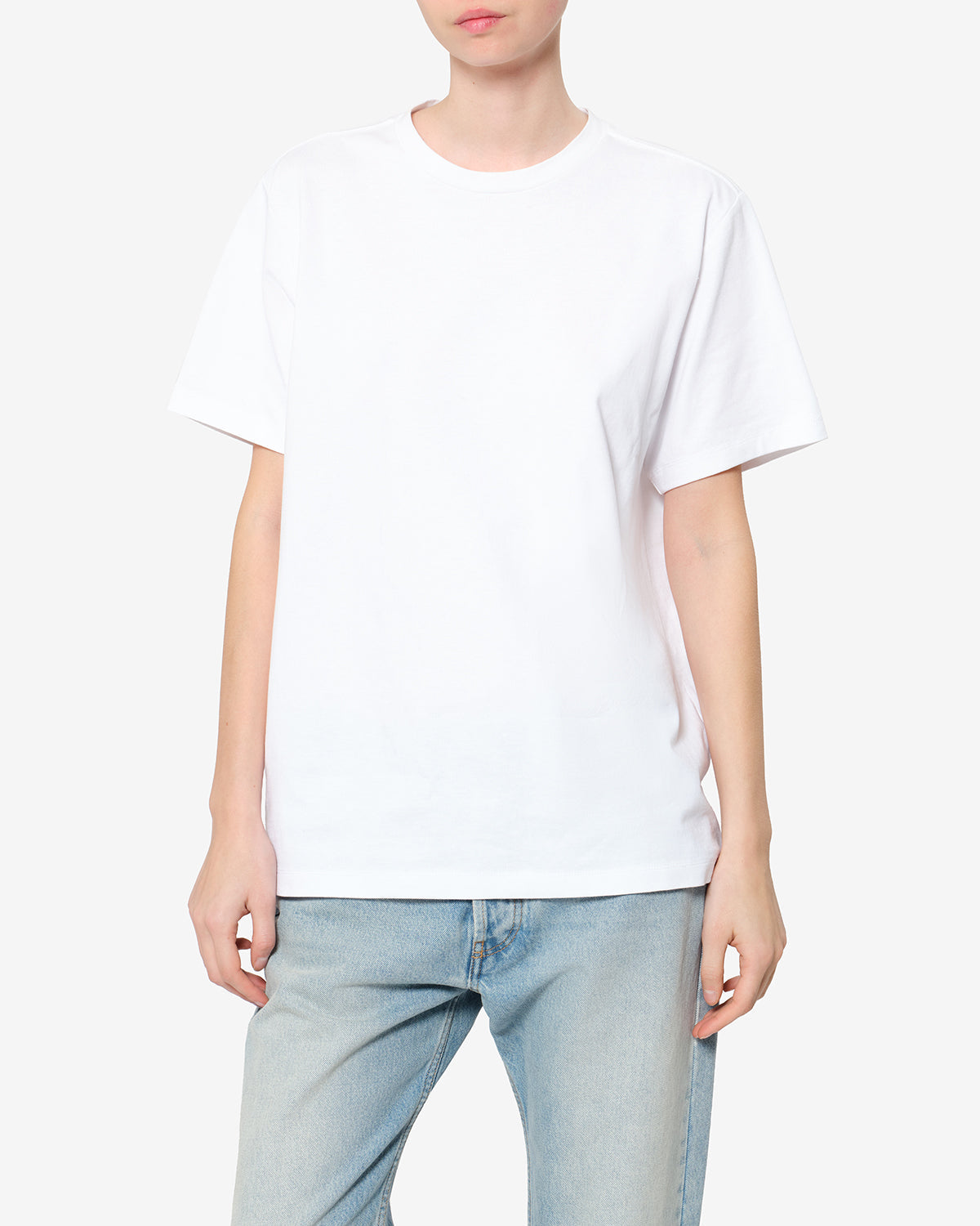 T-shirt Zewel — Blanc, vue 1 ; référence TS0001FAD4N01I20WH