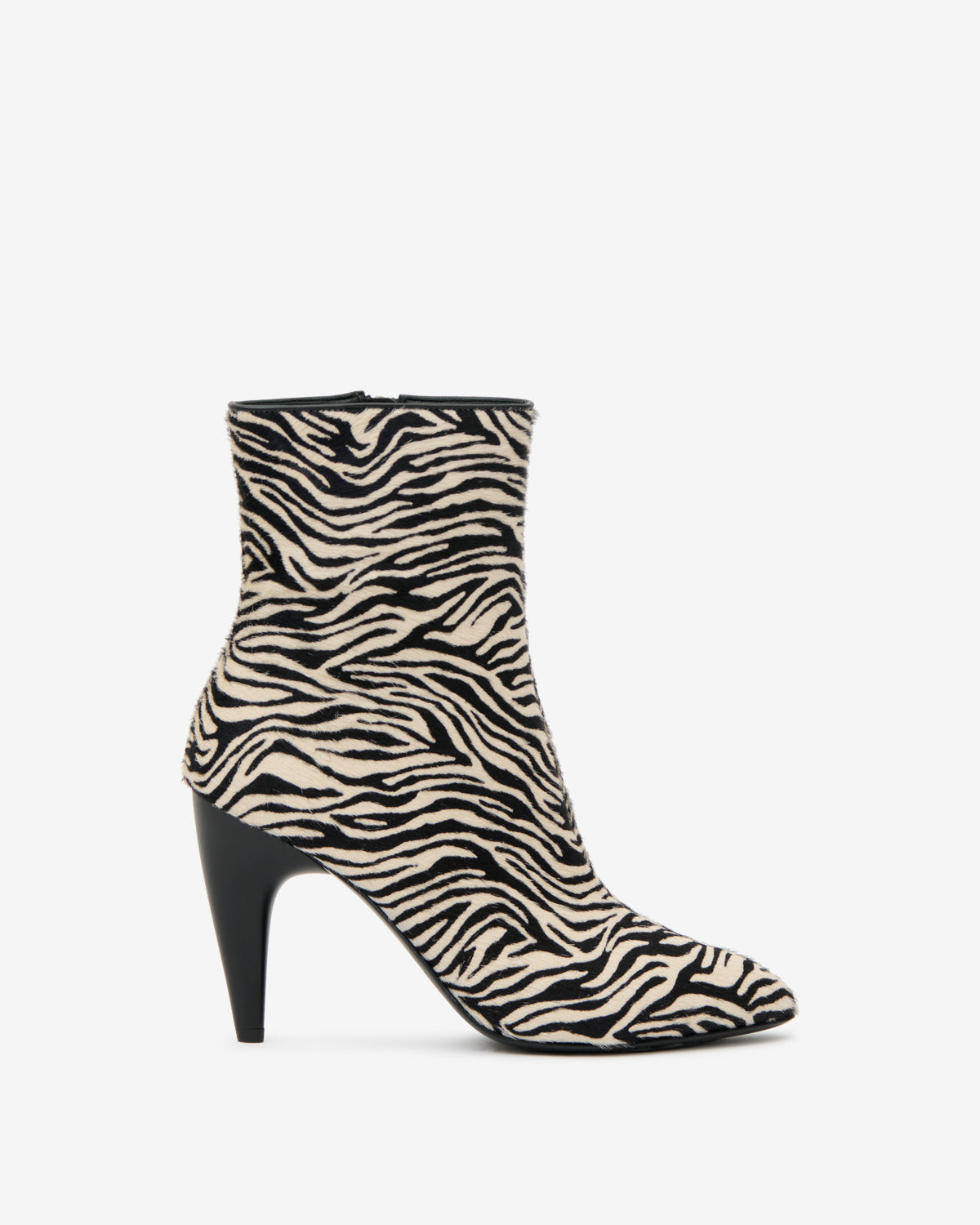 Bottines Jany Low — Zèbre, vue 1 ; référence BO0299FBD4A10S20ZA