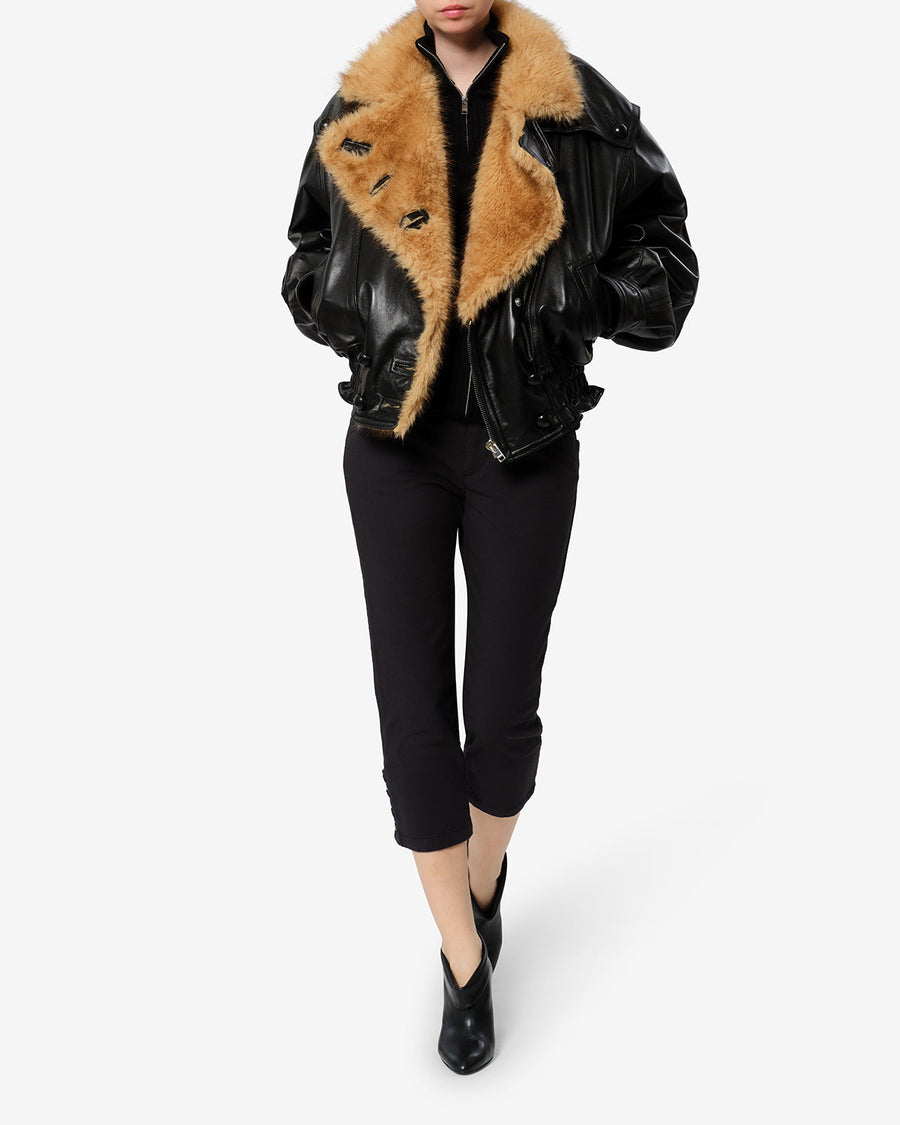 Pantalon Berna — Noir, vue 2 ; référence PA0772FAD3G03I01BK