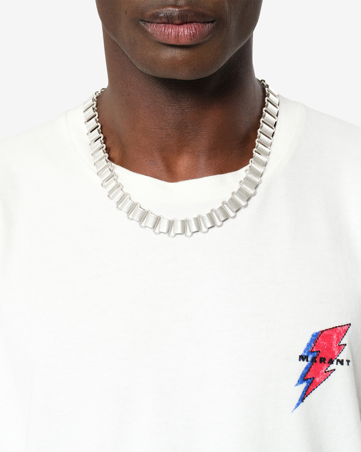 Collier Heresonh — Argent, vue 3 ; référence CO0208HAD4B02T08SI