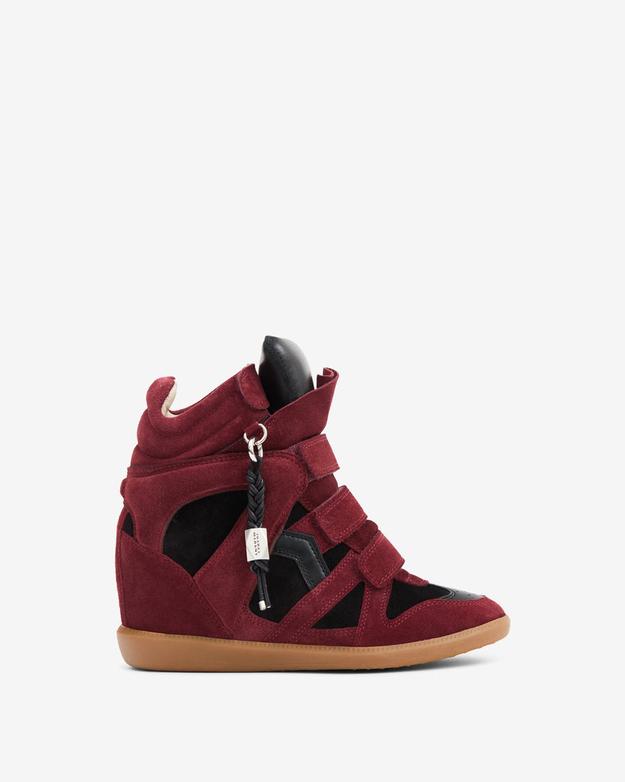 Baskets Bekett Ring — Bordeaux-noir, vue 1 ; référence BK0104FAD4E01SBONO