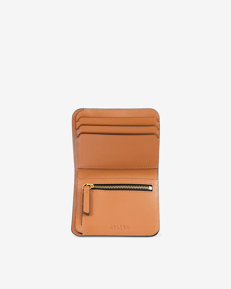 Portefeuille Oskan en cuir — Cognac, vue 1 ; référence MP0090FAB4C17M50CO